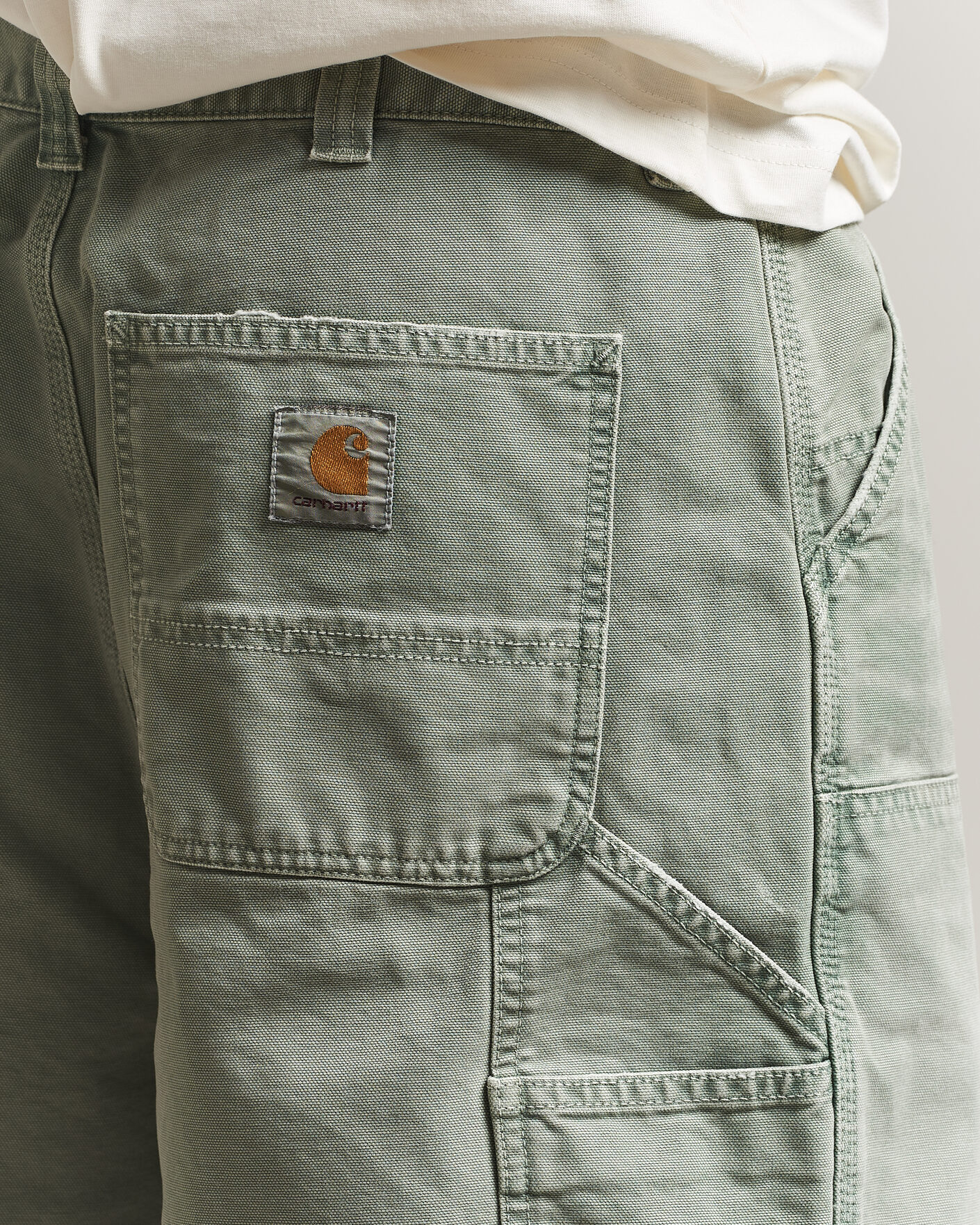 Herr | Shorts | Carhartt WIP | OG Dearborn Canvas Double Knee Shorts Shady Green