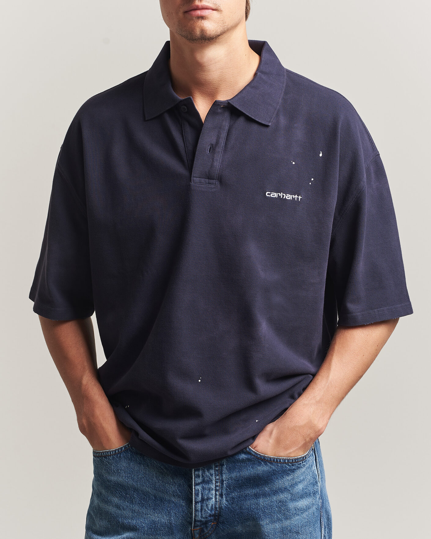 Herr | Pikéer | Carhartt WIP | Painter Polo Dark Navy