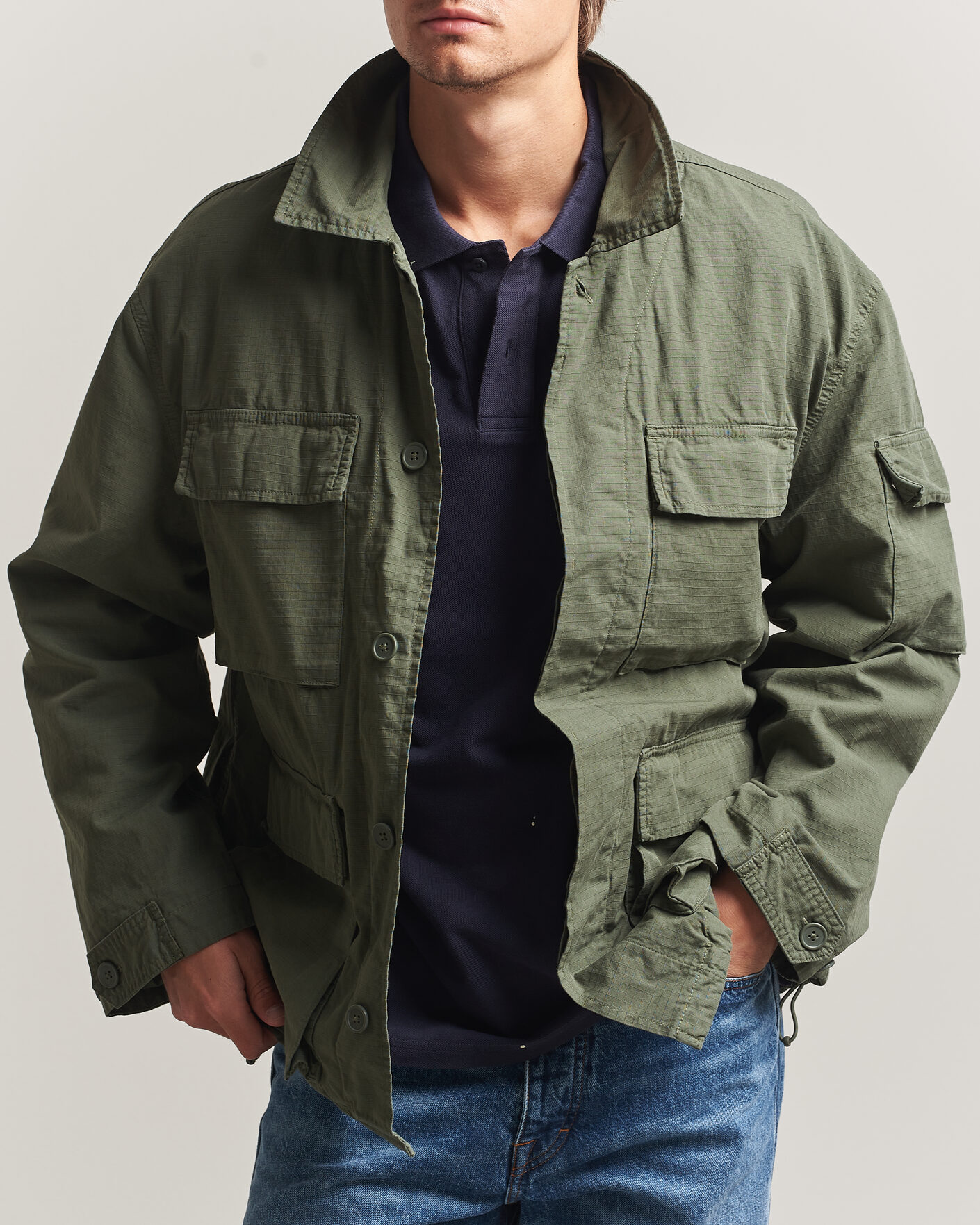 Herr | Jackor | Carhartt WIP | Manderson Ripstop Jacket Leaf