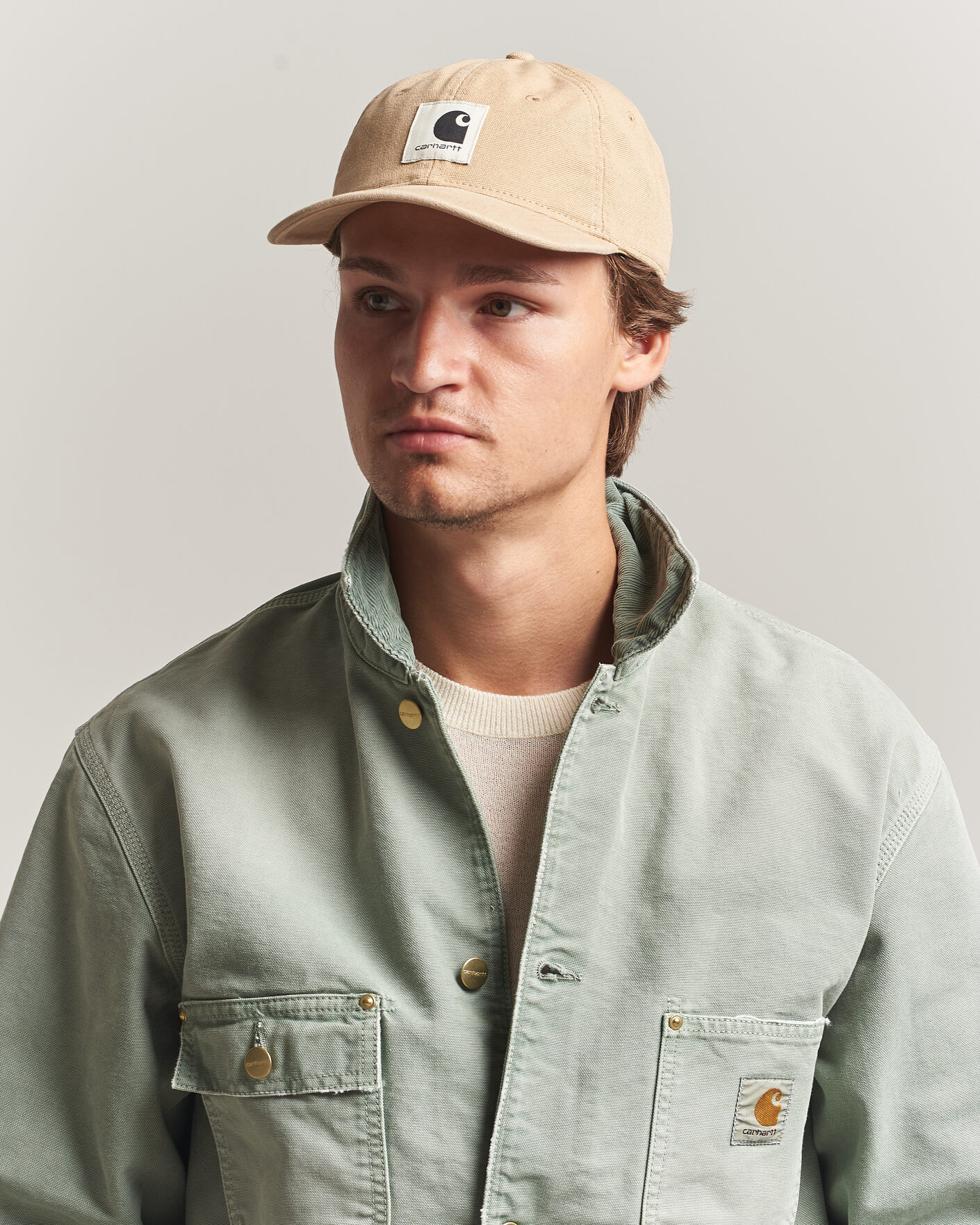 Herr | Hattar & kepsar | Carhartt WIP | Canvas Caps Dusty H Brown