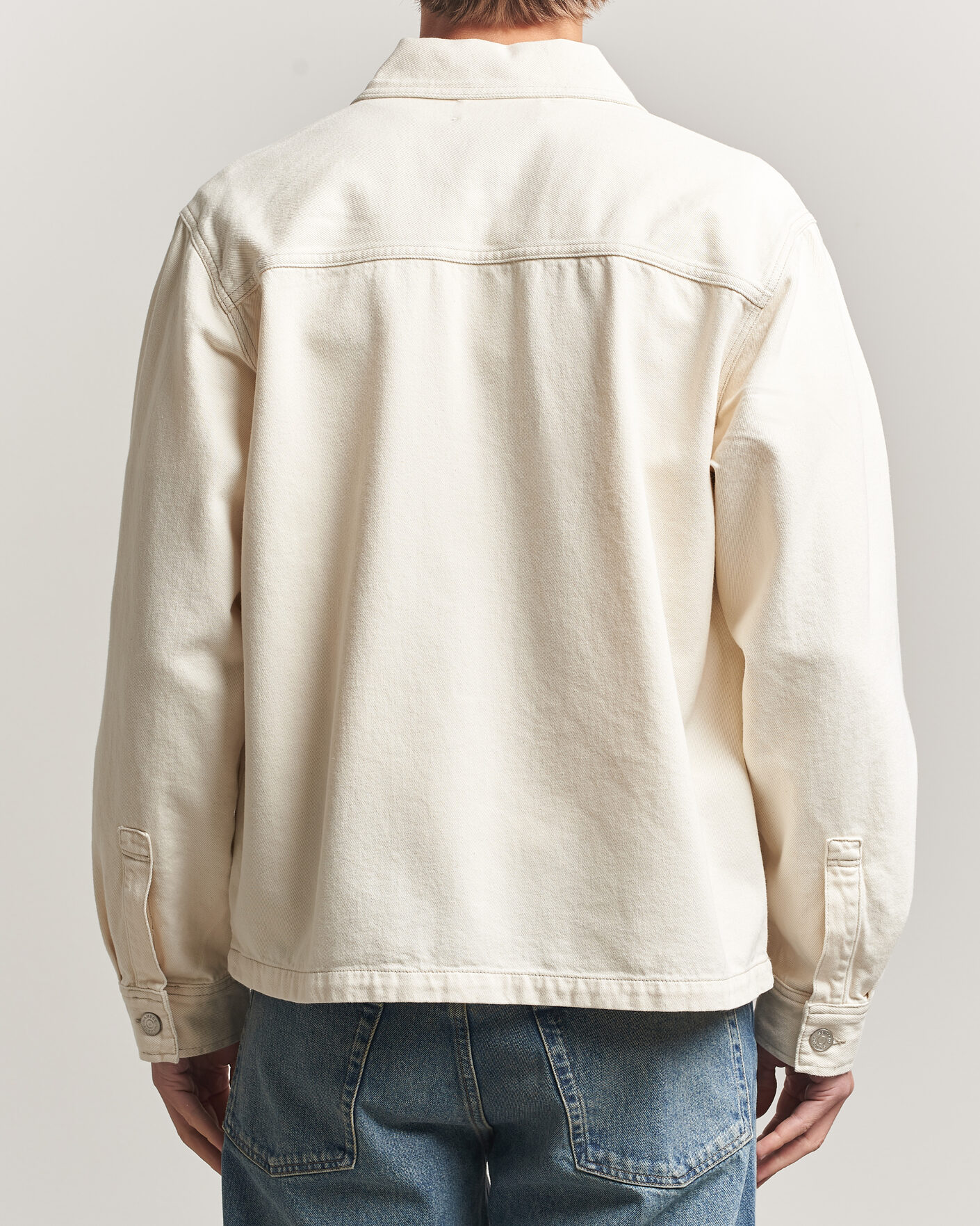 Herr | Skjortor | Samsøe Samsøe | Chore Denim Overshirt Soft Natural
