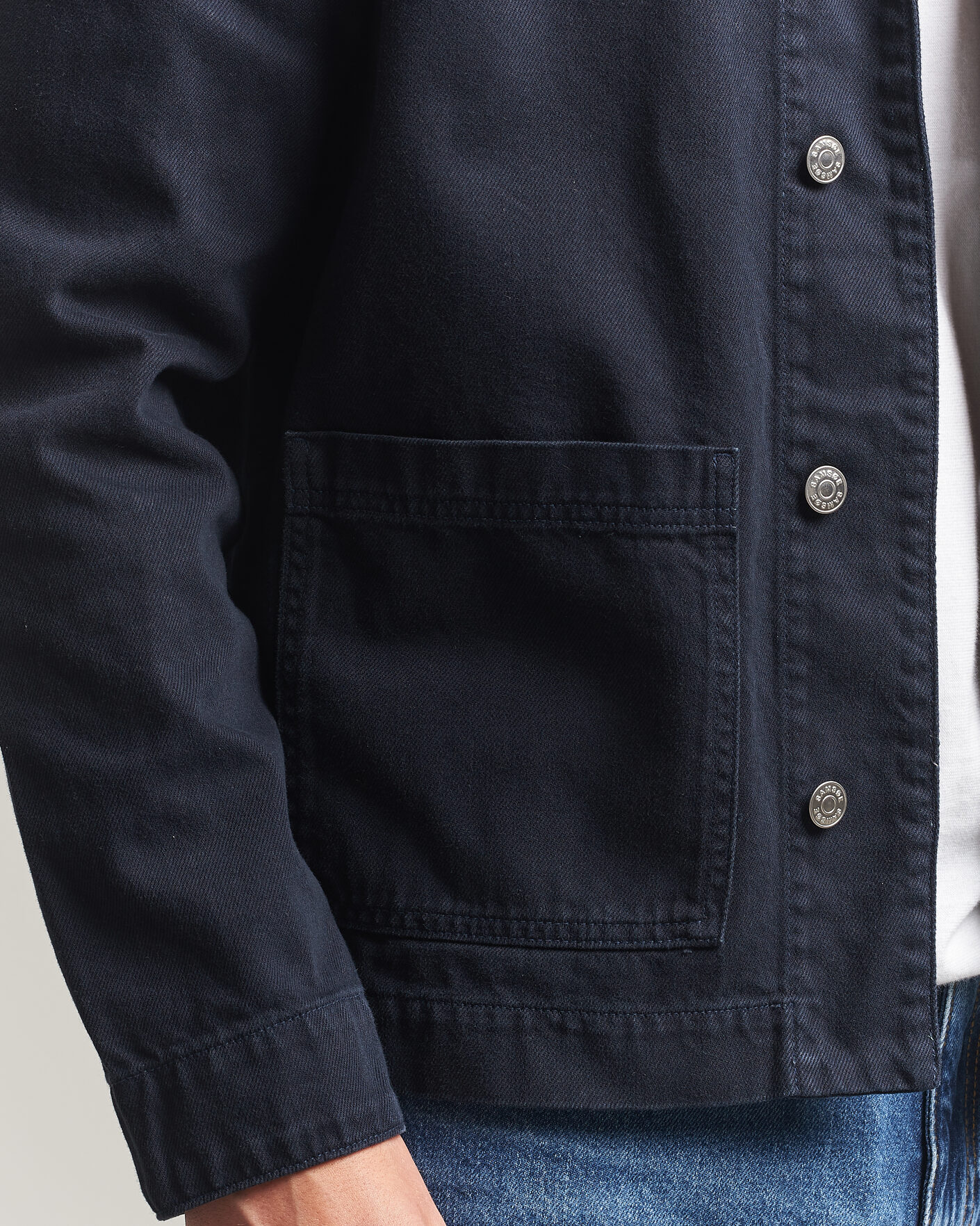 Herr | Skjortor | Samsøe Samsøe | New Worker Overshirt Salute Navy