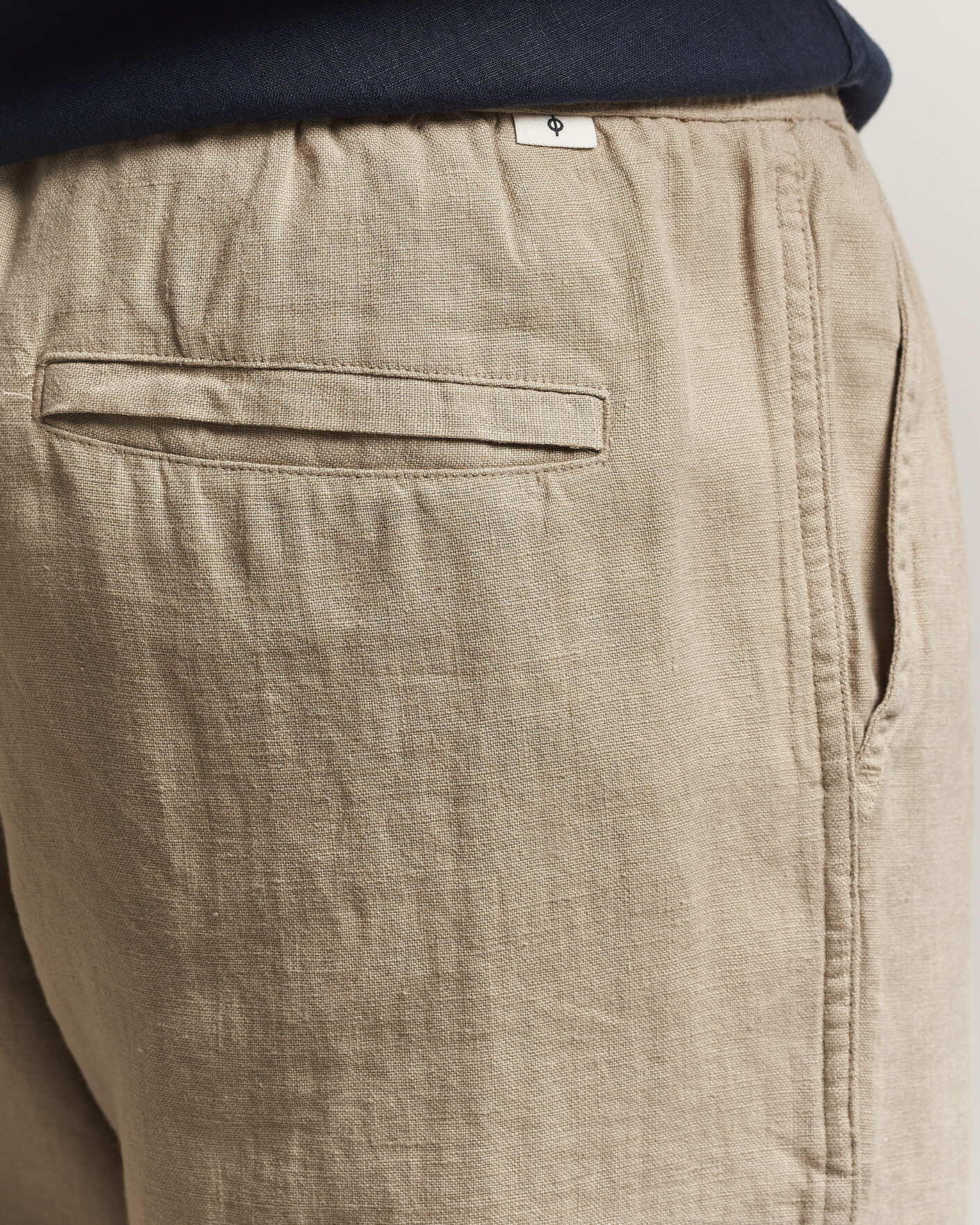 Herr | Byxor | Samsøe Samsøe | Jabari Linen Drawstring Trousers Aluminum