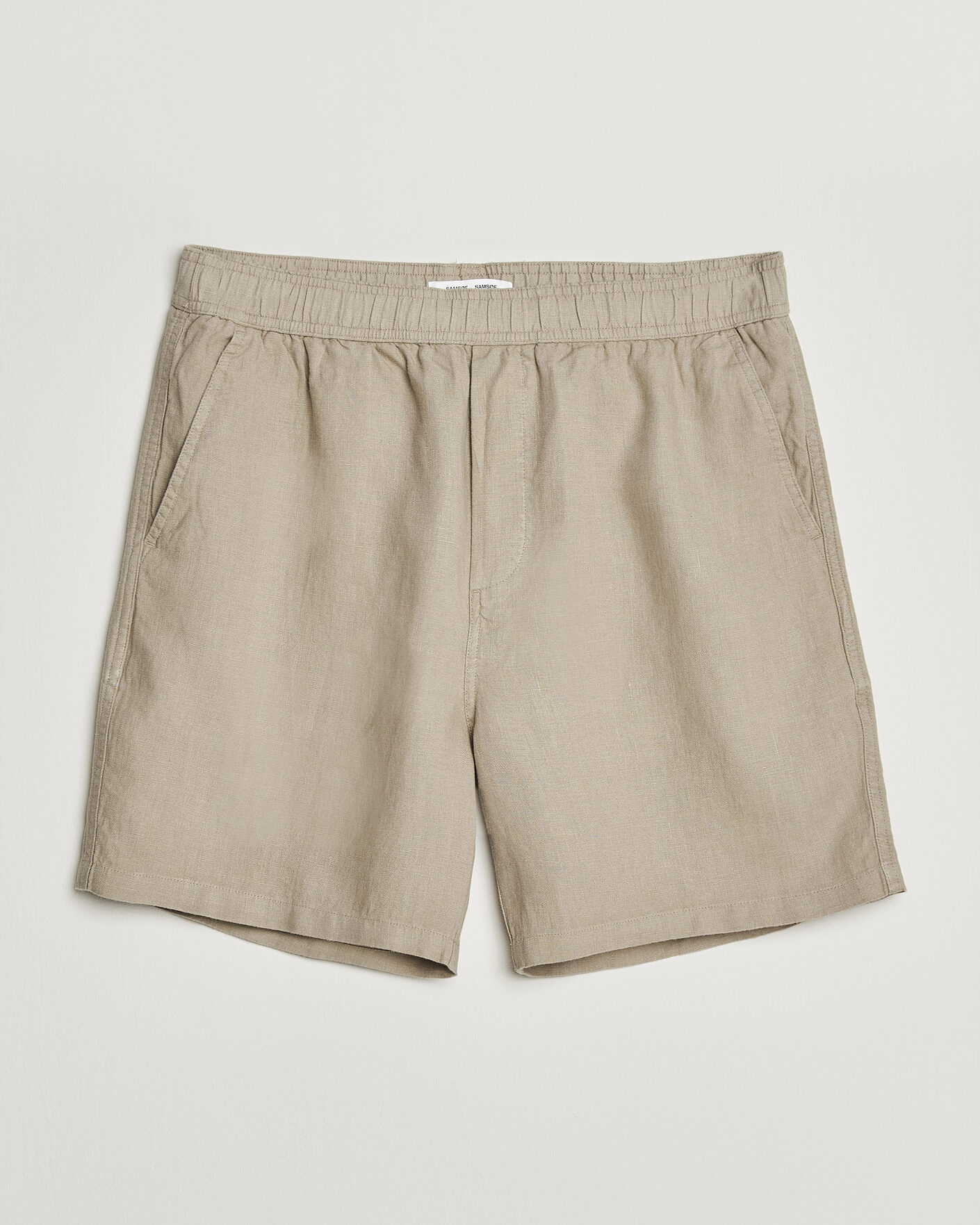 Herr | Shorts | Samsøe Samsøe | Jabari Linen Drawstring Shorts Aluminum