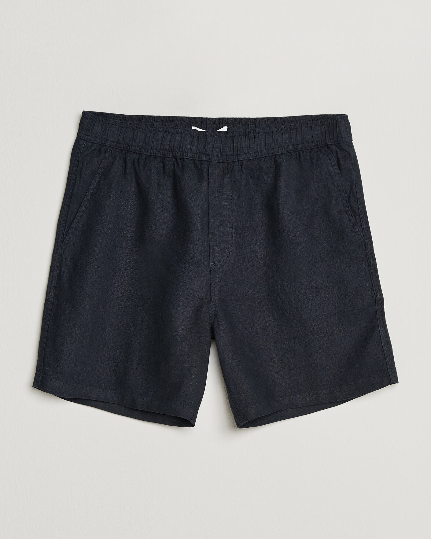 Herr | Shorts | Samsøe Samsøe | Jabari Linen Drawstring Shorts Salute Navy
