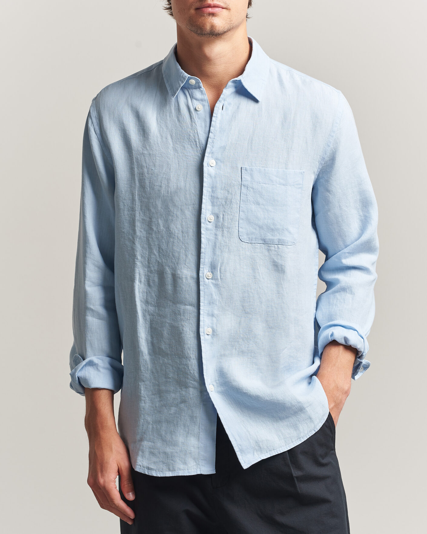 Herr | Skjortor | Samsøe Samsøe | Liam Linen Shirt Windsurfer