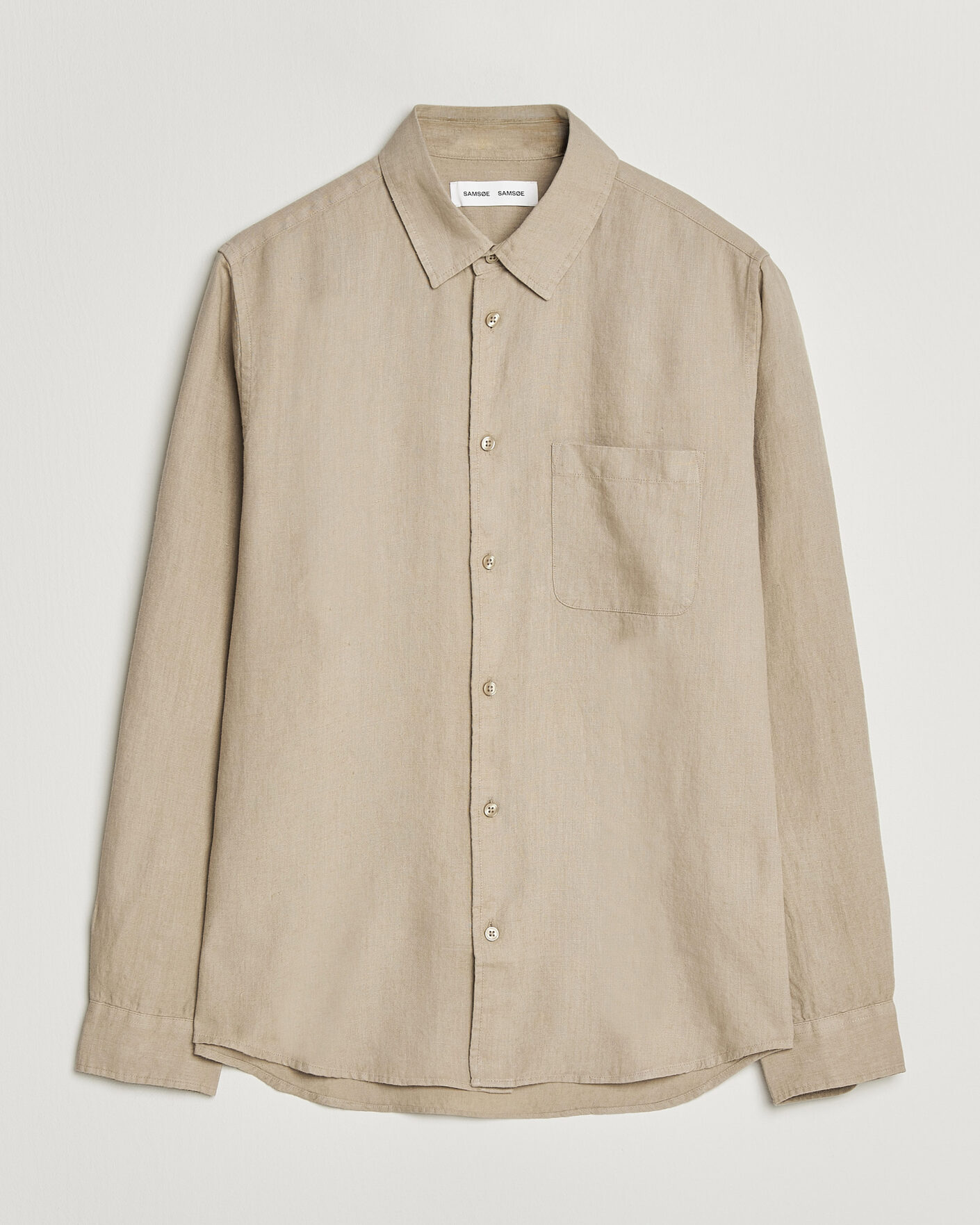 Herr | Skjortor | Samsøe Samsøe | Liam Linen Shirt Aluminum
