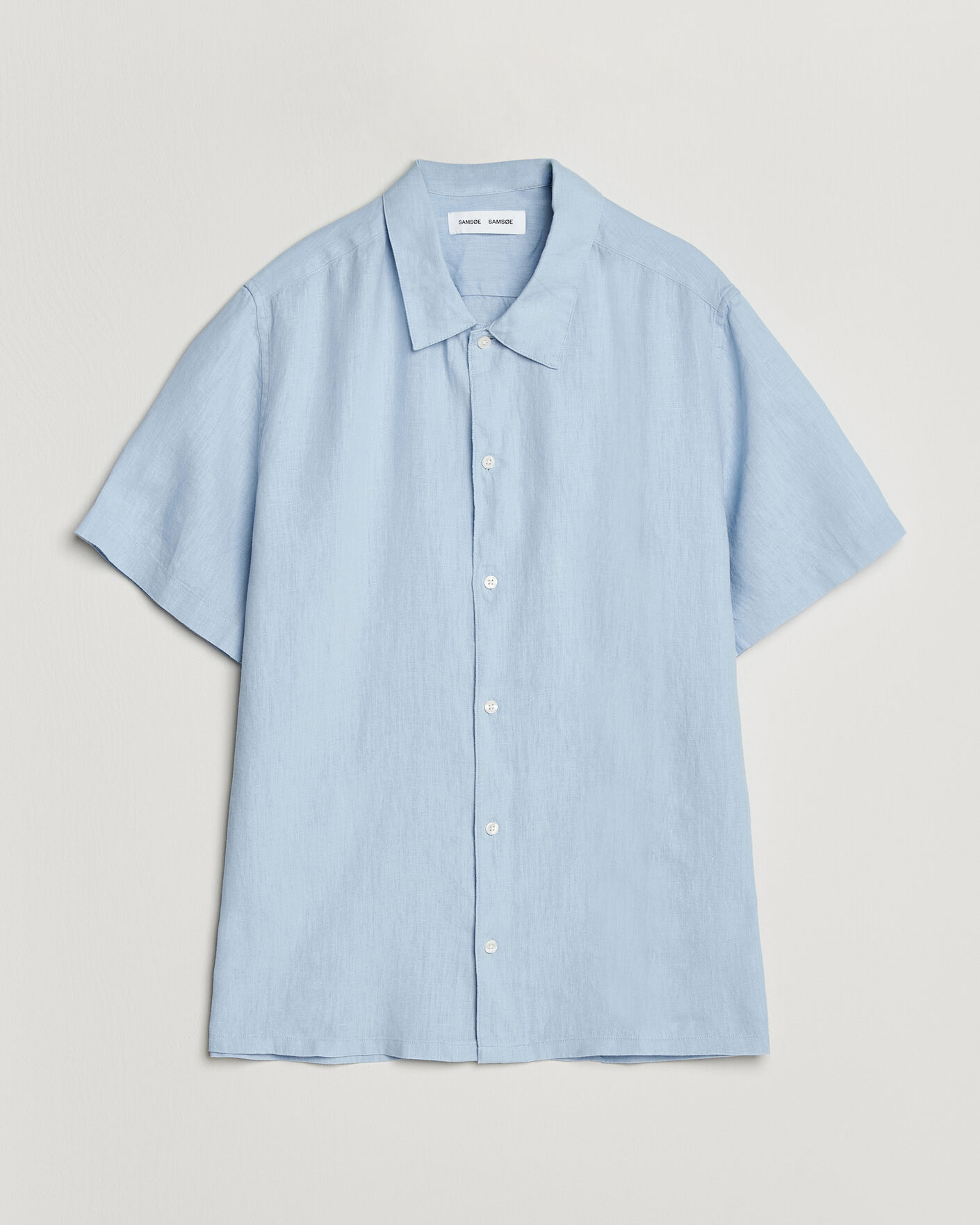 Herr | Skjortor | Samsøe Samsøe | Avan Linen Short Sleeve Shirt Windsurfer