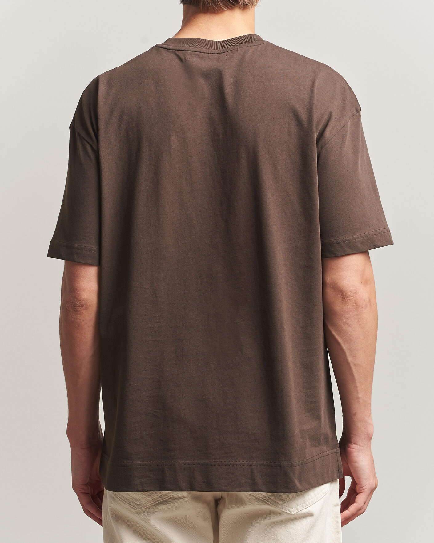 Herr | T-Shirts | Samsøe Samsøe | Joel Organic Cotton T-Shirt Turkish Coffee