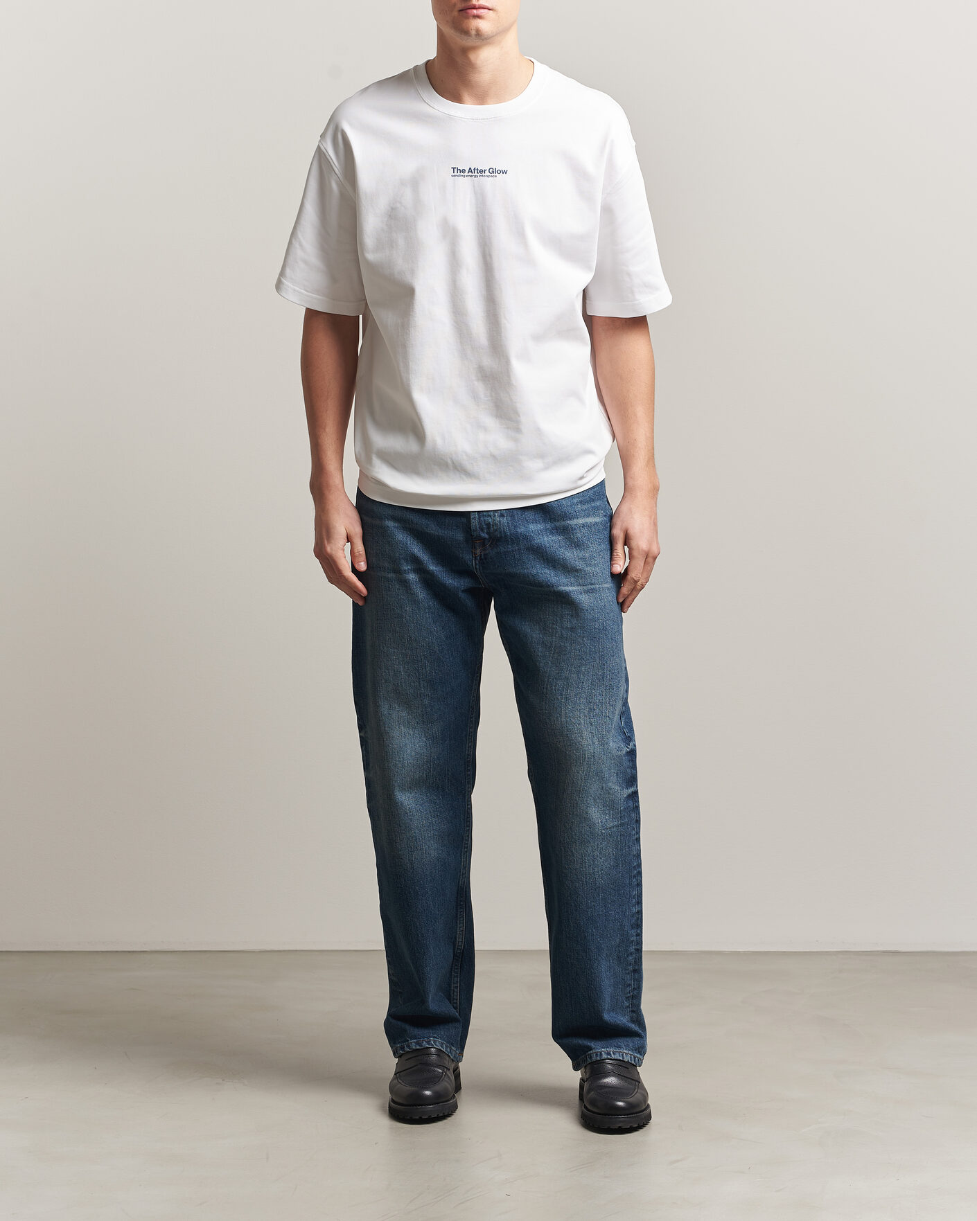 Herr | T-Shirts | Samsøe Samsøe | Uni Printed T-shirt White