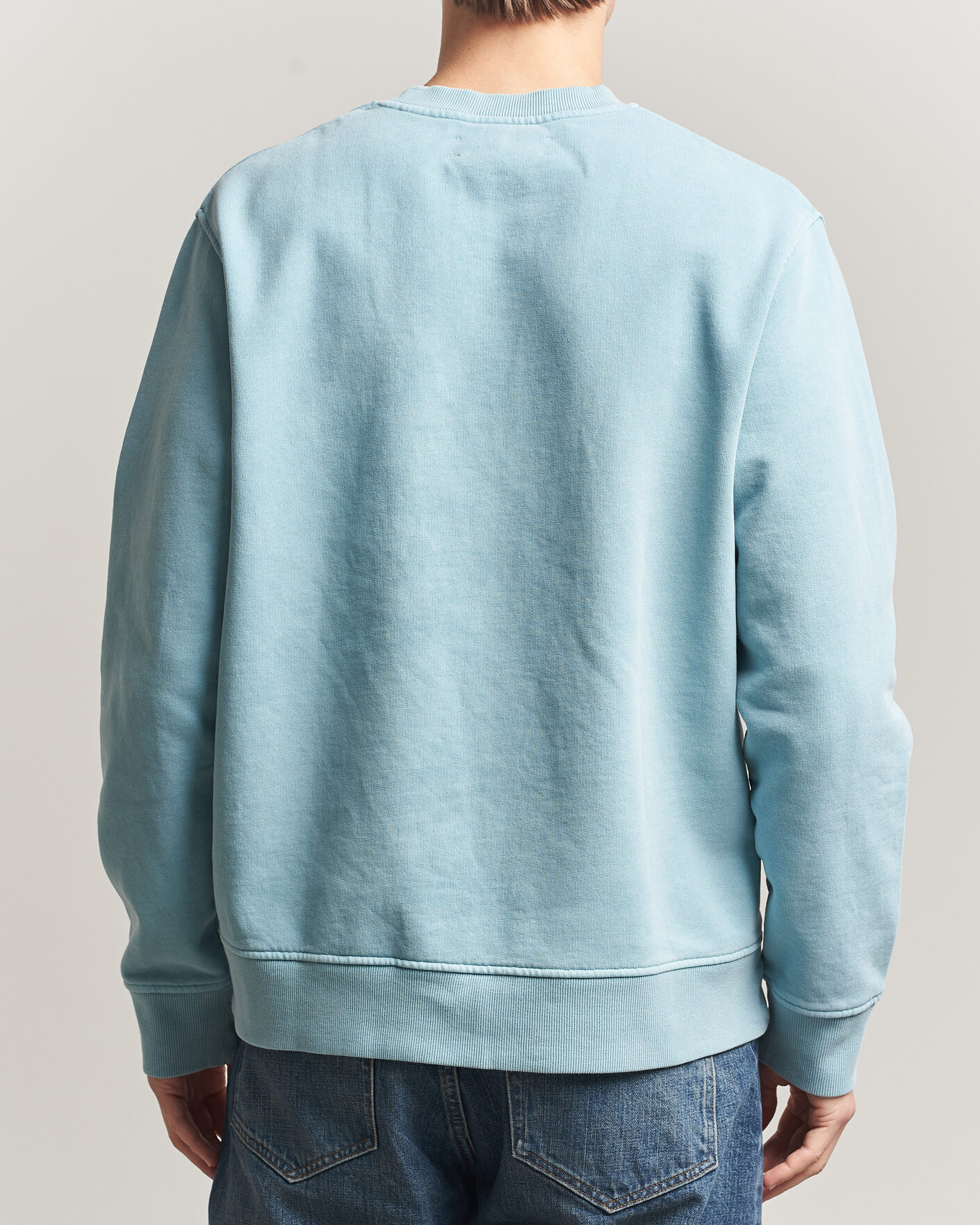 Herr | Tröjor | Samsøe Samsøe | Joel Organic Washed Cotton Sweatshirt Tourmaline