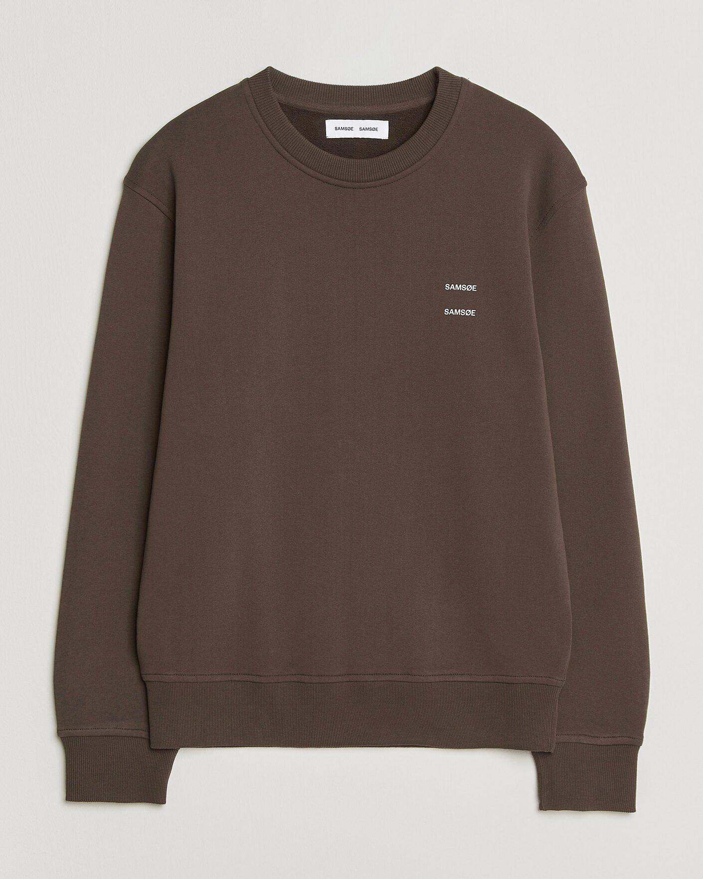 Herr | Tröjor | Samsøe Samsøe | Joel Organic Cotton Sweatshirt Turkish Coffee