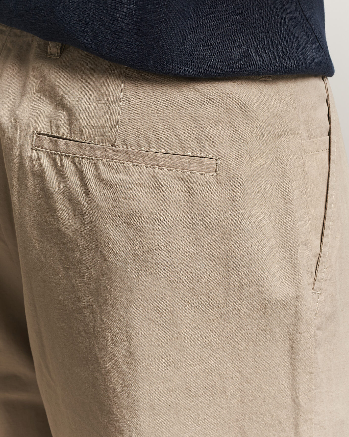 Herr | Byxor | Samsøe Samsøe | Valentin Cotton/Linen Pleated Trousers Aluminum