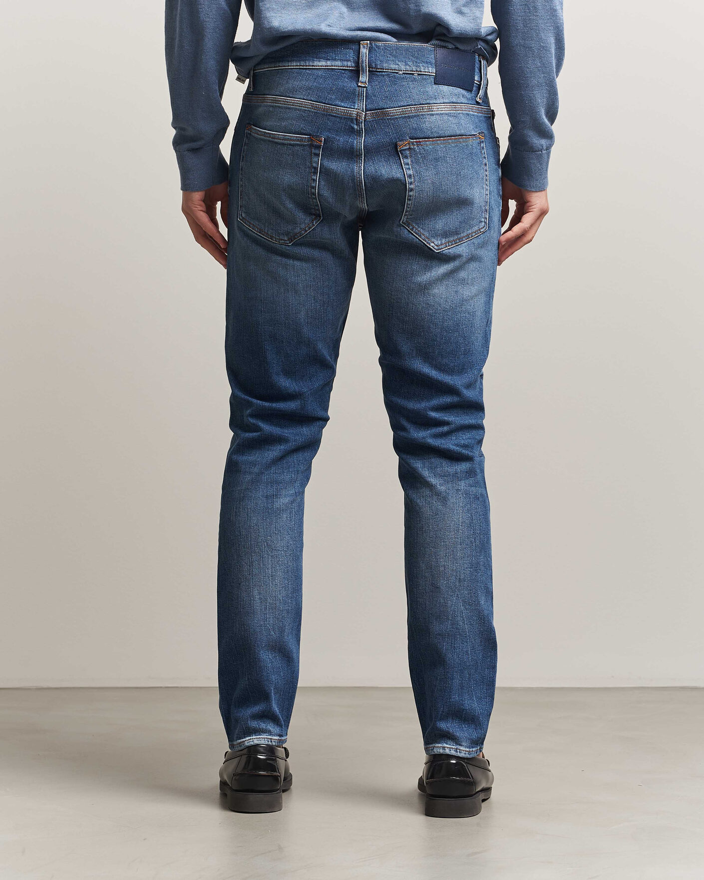 Herr | Byxor | Tiger of Sweden | Pistolero Jeans Medium Blue