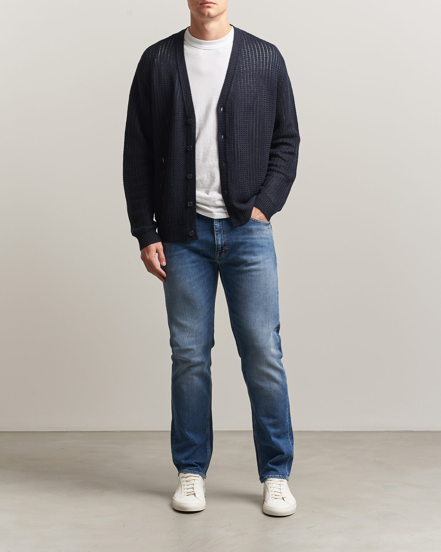 Herr | Byxor | Tiger of Sweden | Des Jeans Medium Blue