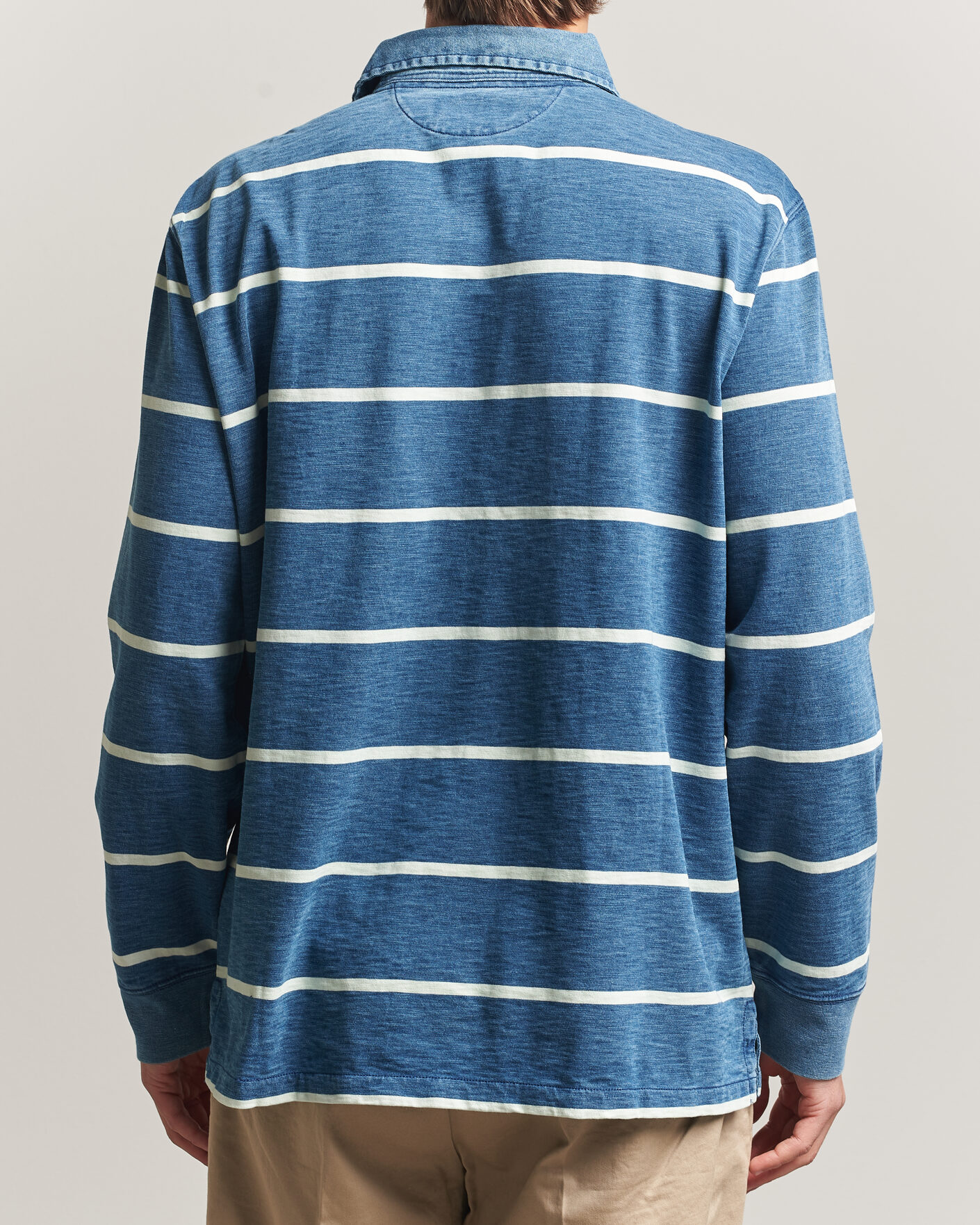 Herr | Tröjor | Polo Ralph Lauren | Striped Indigo Rugby Newport Bear