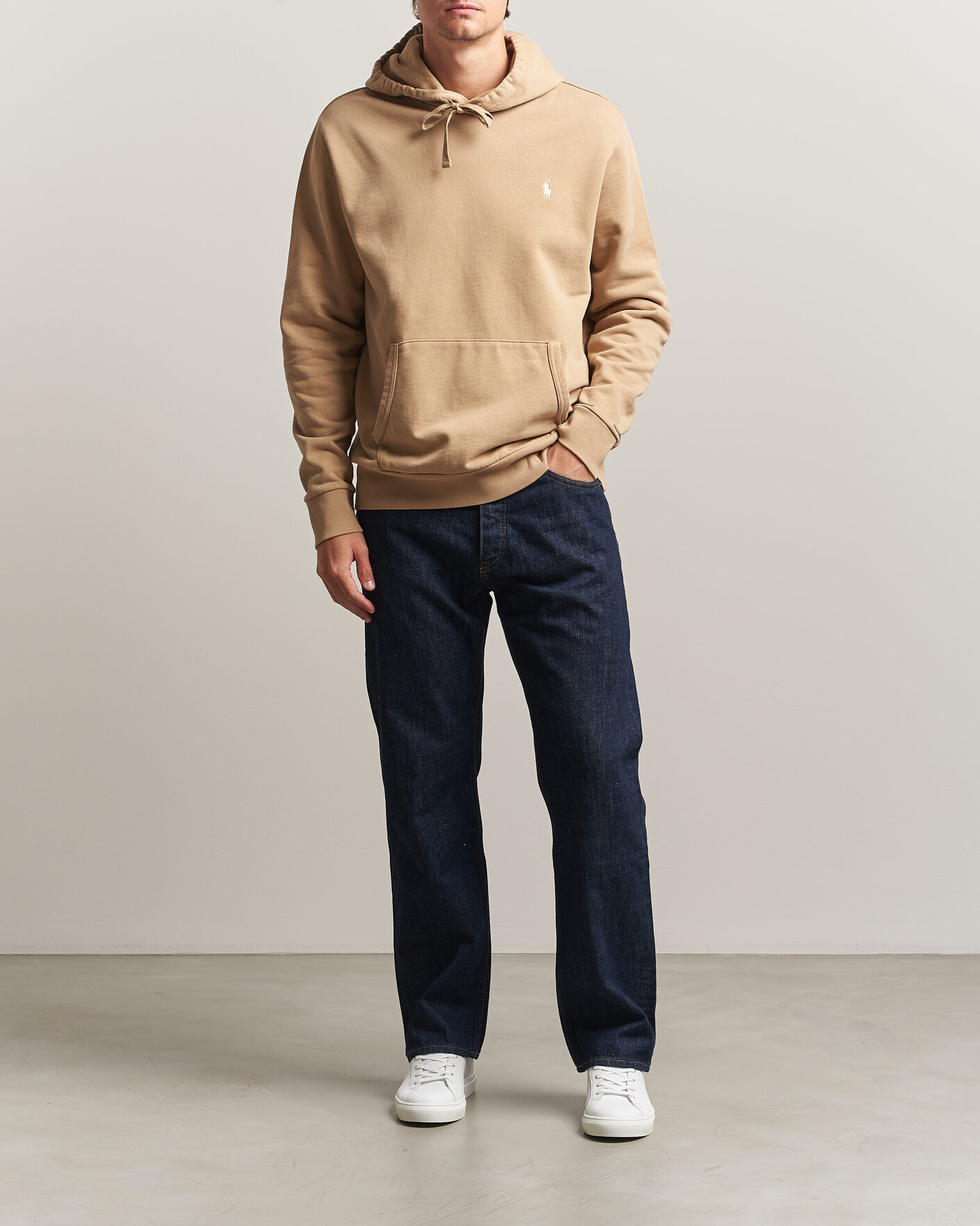 Herr | Tröjor | Polo Ralph Lauren | Loopback Terry Hood Vintage Khaki