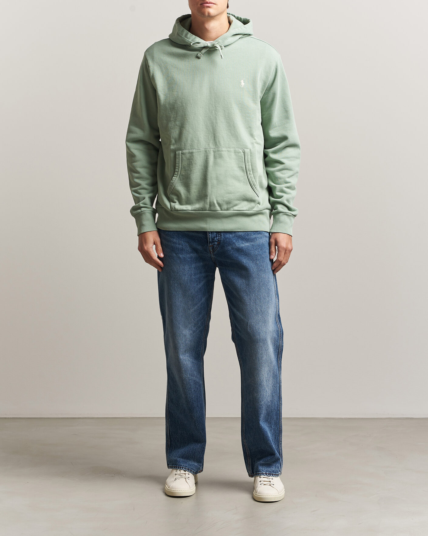 Herr | Tröjor | Polo Ralph Lauren | Loopback Terry Hood Light Green