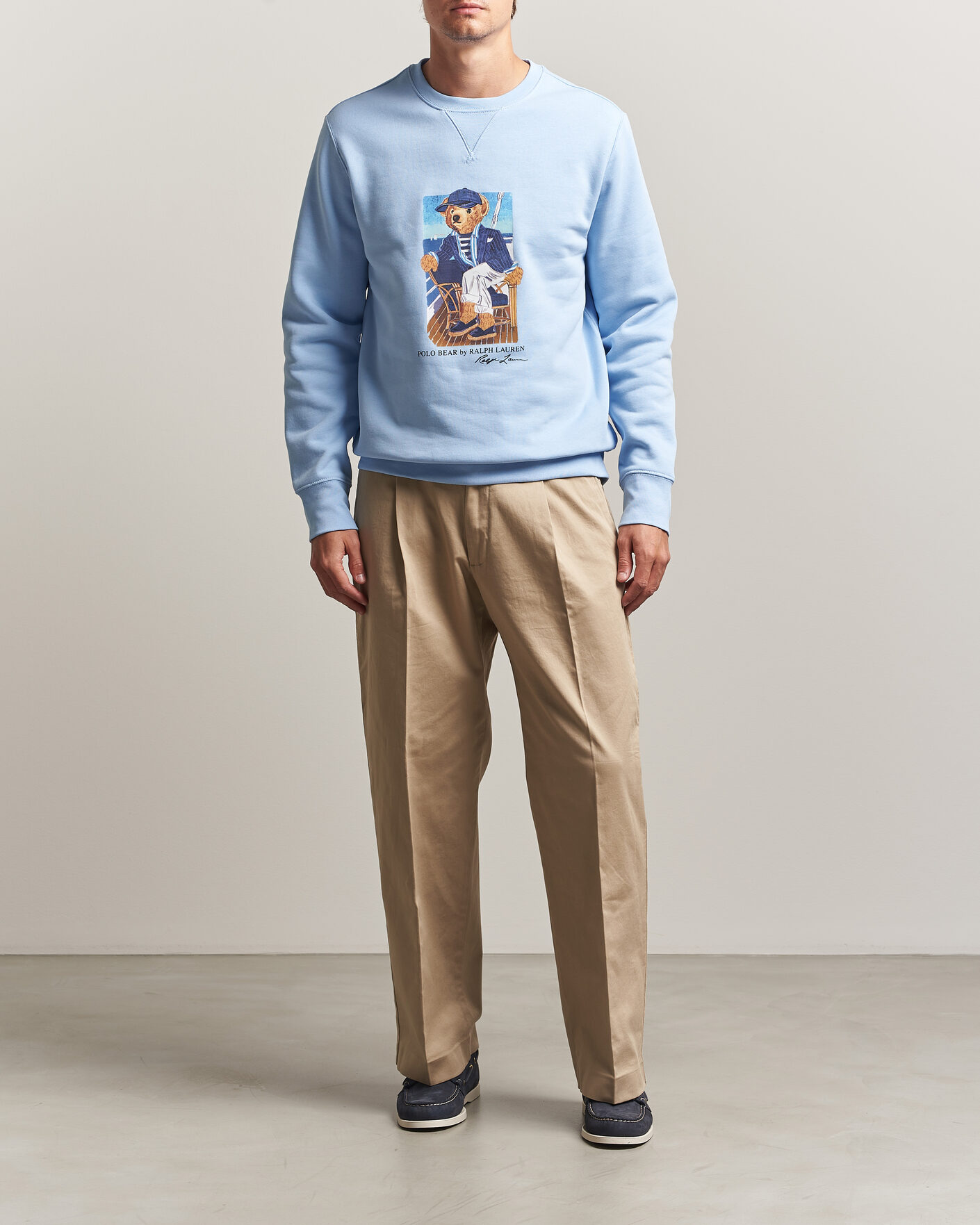 Herr | Tröjor | Polo Ralph Lauren | Newport Bear Sweatshirt Office Blue