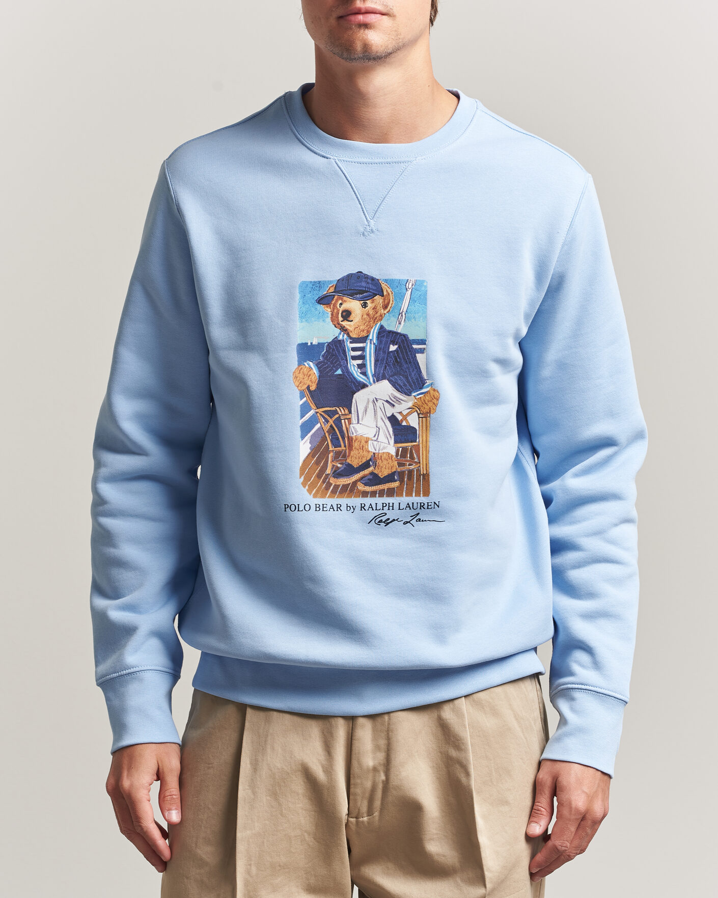 Herr | Tröjor | Polo Ralph Lauren | Newport Bear Sweatshirt Office Blue