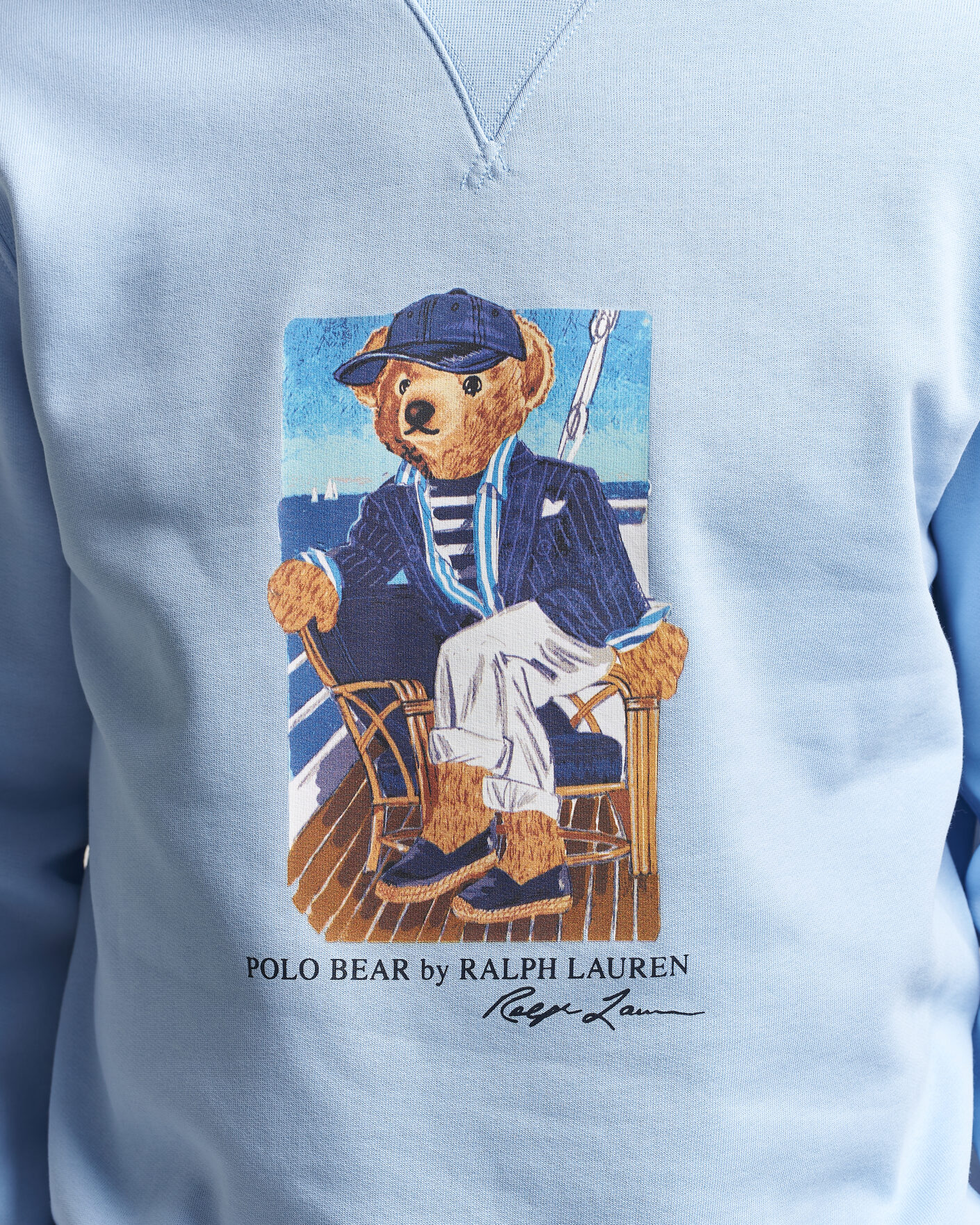 Herr | Tröjor | Polo Ralph Lauren | Newport Bear Sweatshirt Office Blue
