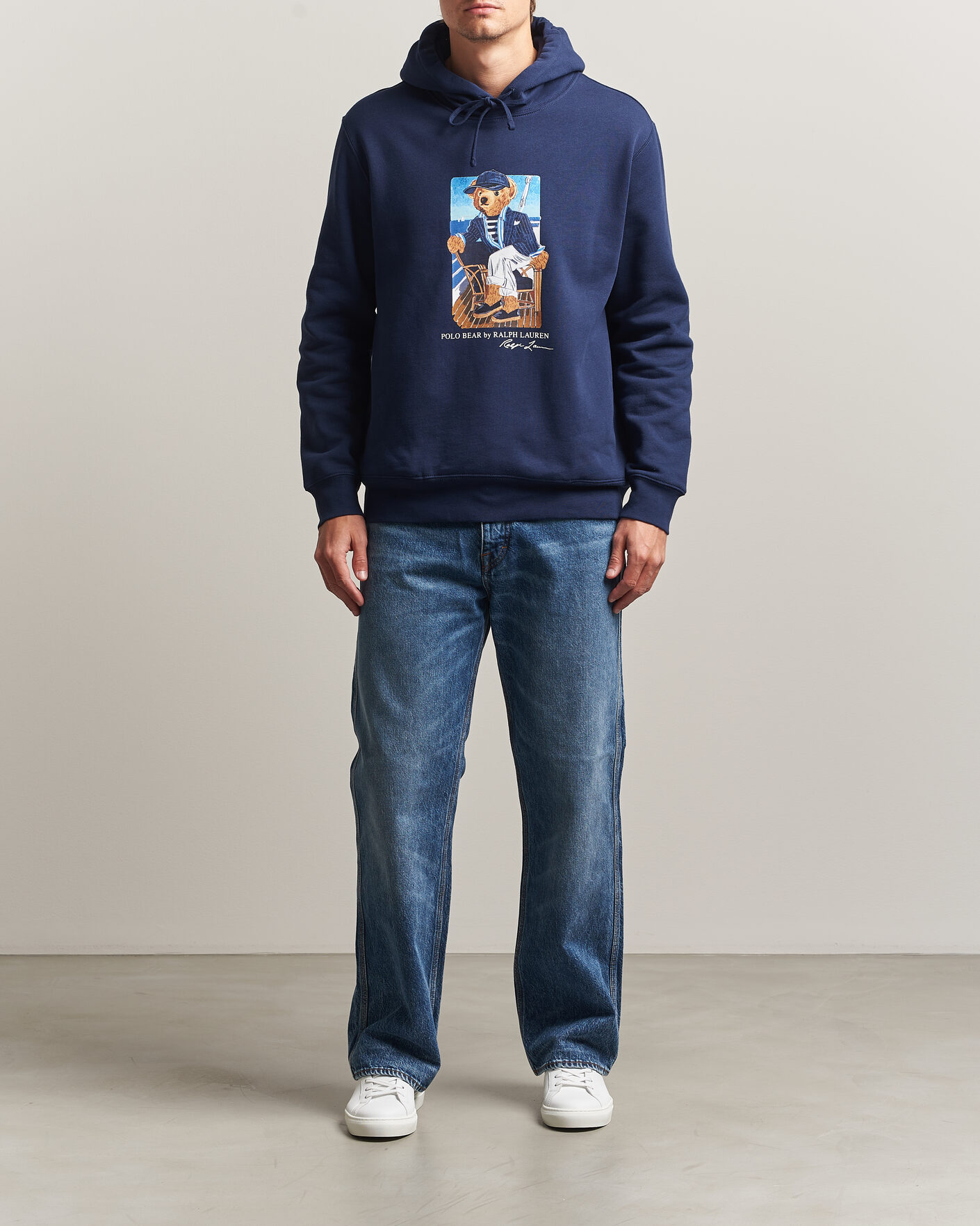 Herr | Tröjor | Polo Ralph Lauren | Newport Bear Hoodie Navy