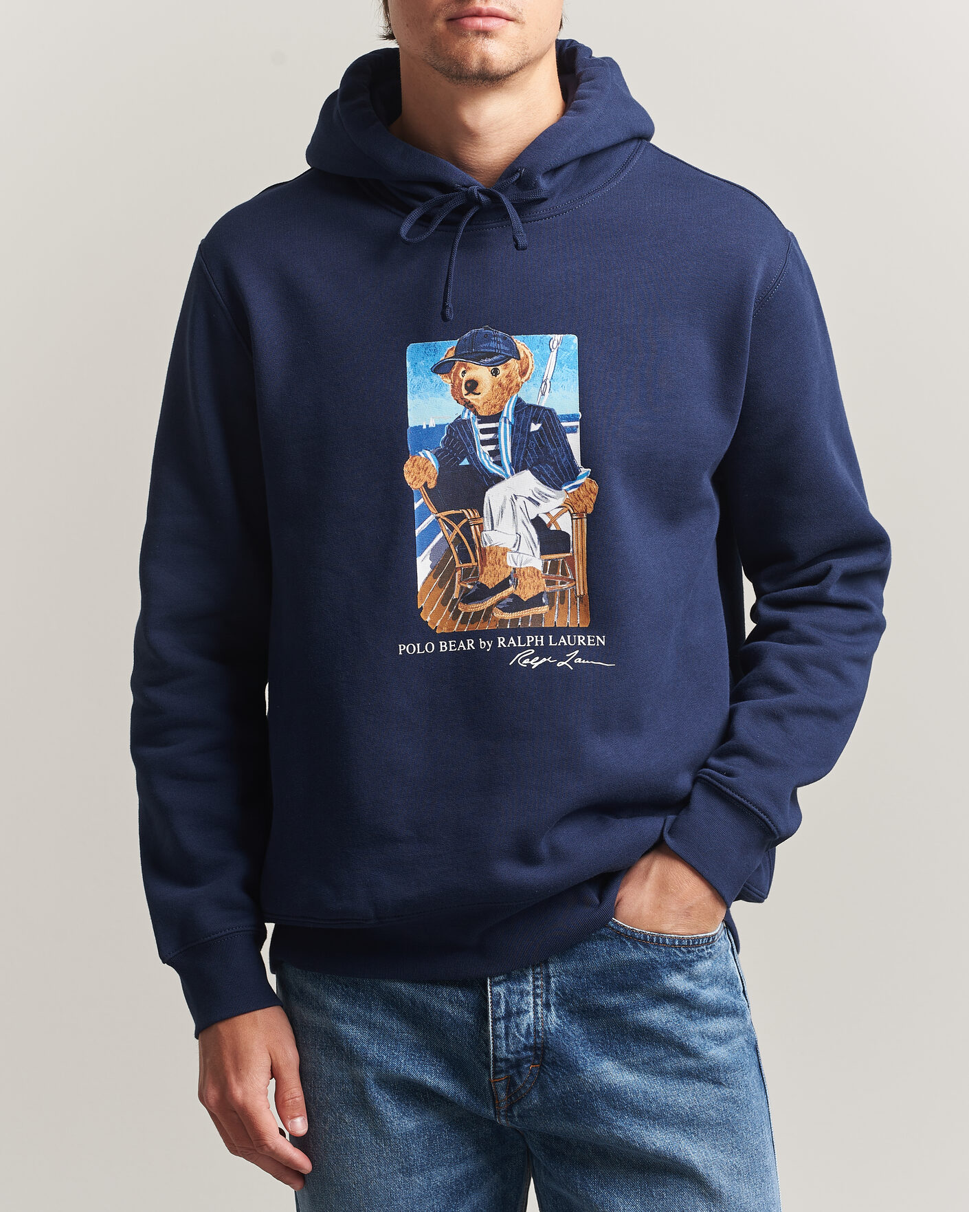 Herr | Tröjor | Polo Ralph Lauren | Newport Bear Hoodie Navy