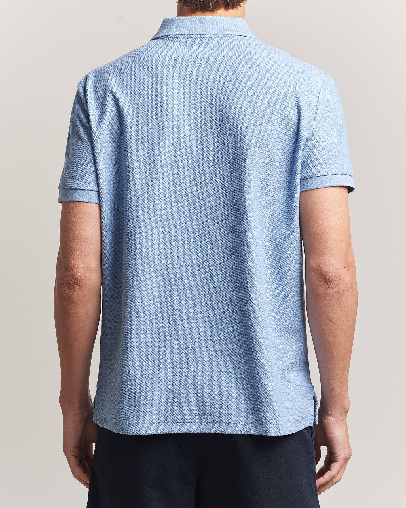 Herr | Pikéer | Polo Ralph Lauren | Honeycomb Texture Polo Isle Heather