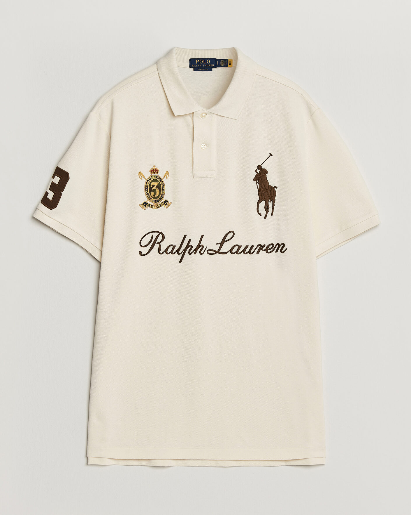 Herr | Pikéer | Polo Ralph Lauren | Classic Fit Team Polo Guide Cream