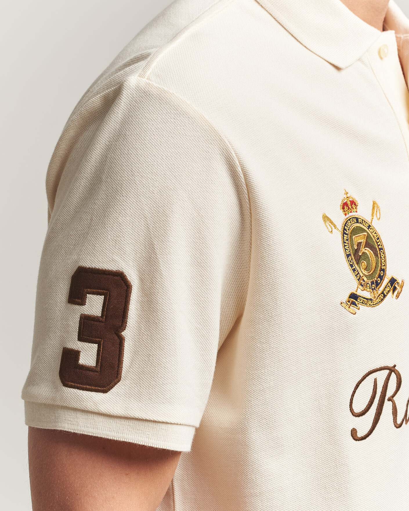 Herr | Pikéer | Polo Ralph Lauren | Classic Fit Team Polo Guide Cream