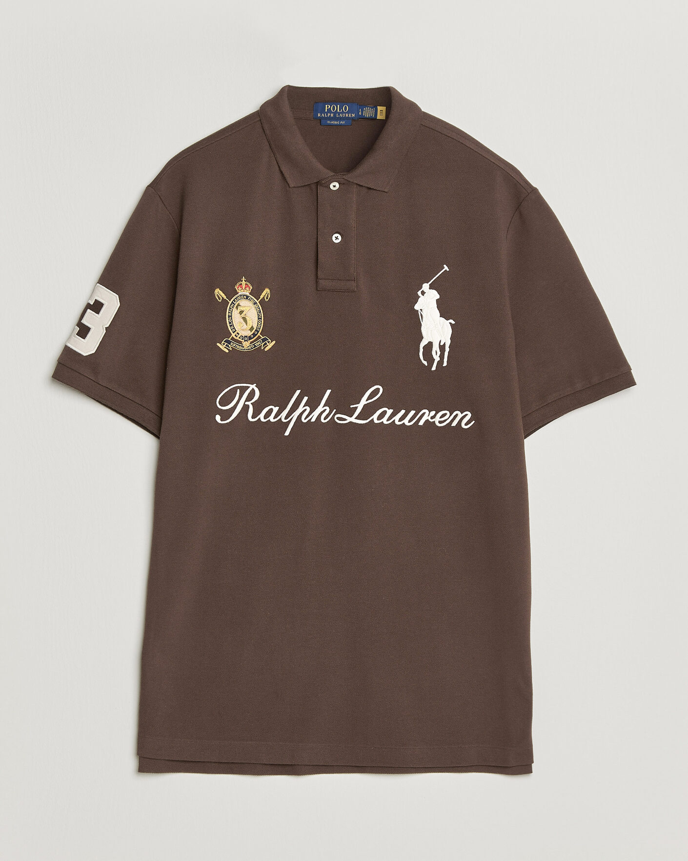Herr | Pikéer | Polo Ralph Lauren | Classic Fit Team Polo Nutmeg Brown