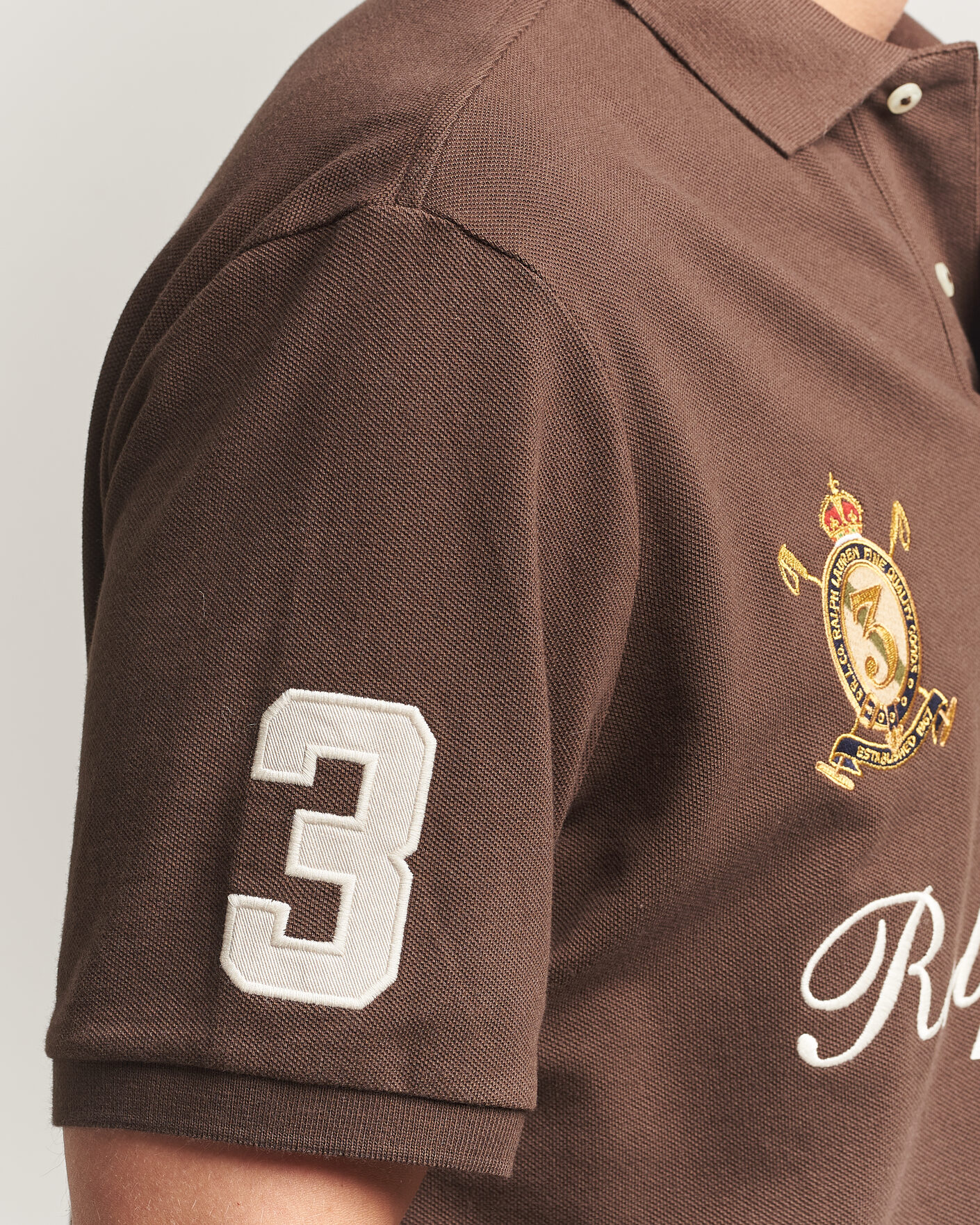 Herr | Pikéer | Polo Ralph Lauren | Classic Fit Team Polo Nutmeg Brown