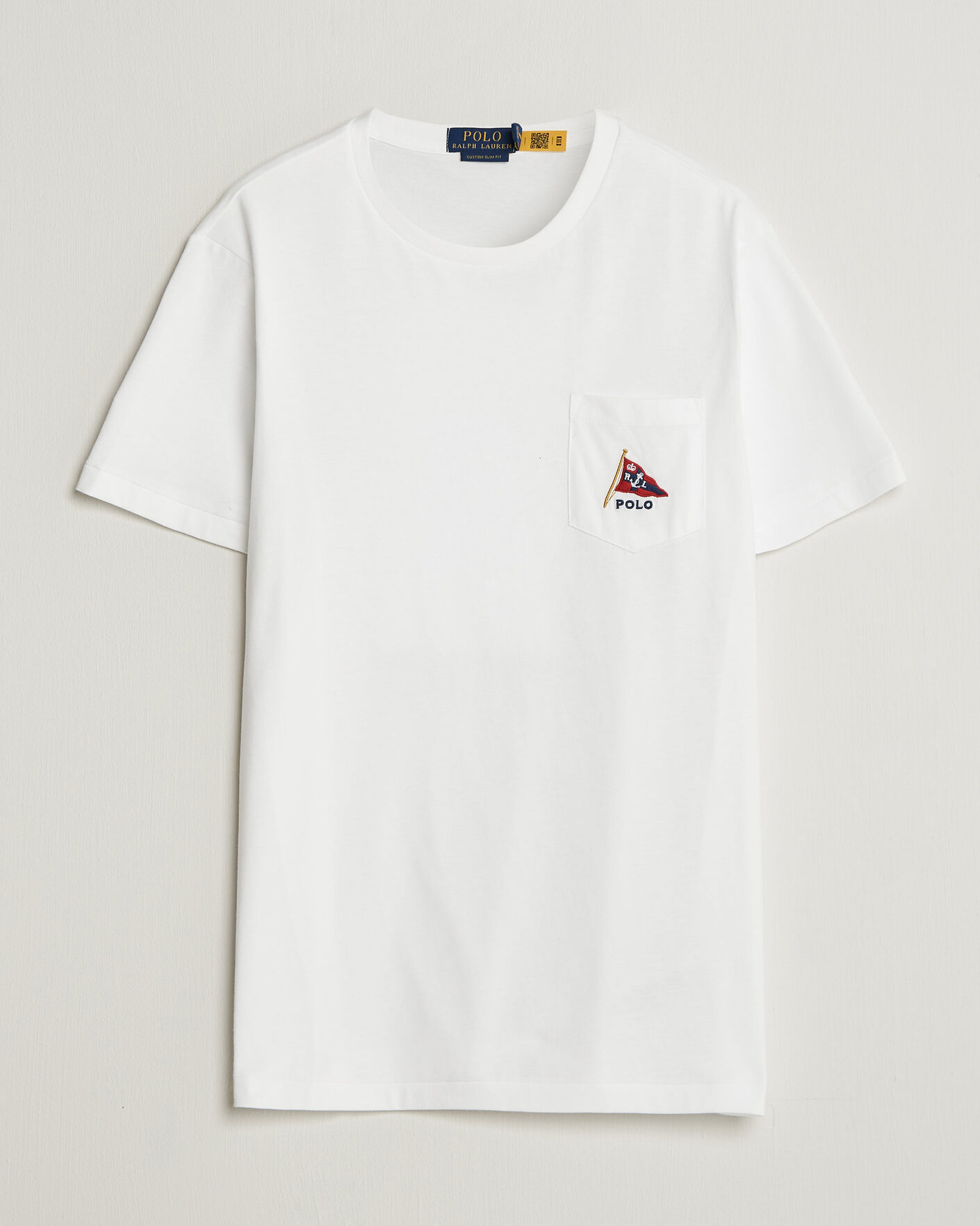 Herr | T-Shirts | Polo Ralph Lauren | Backprint Pocket Tee Newport Bear/White