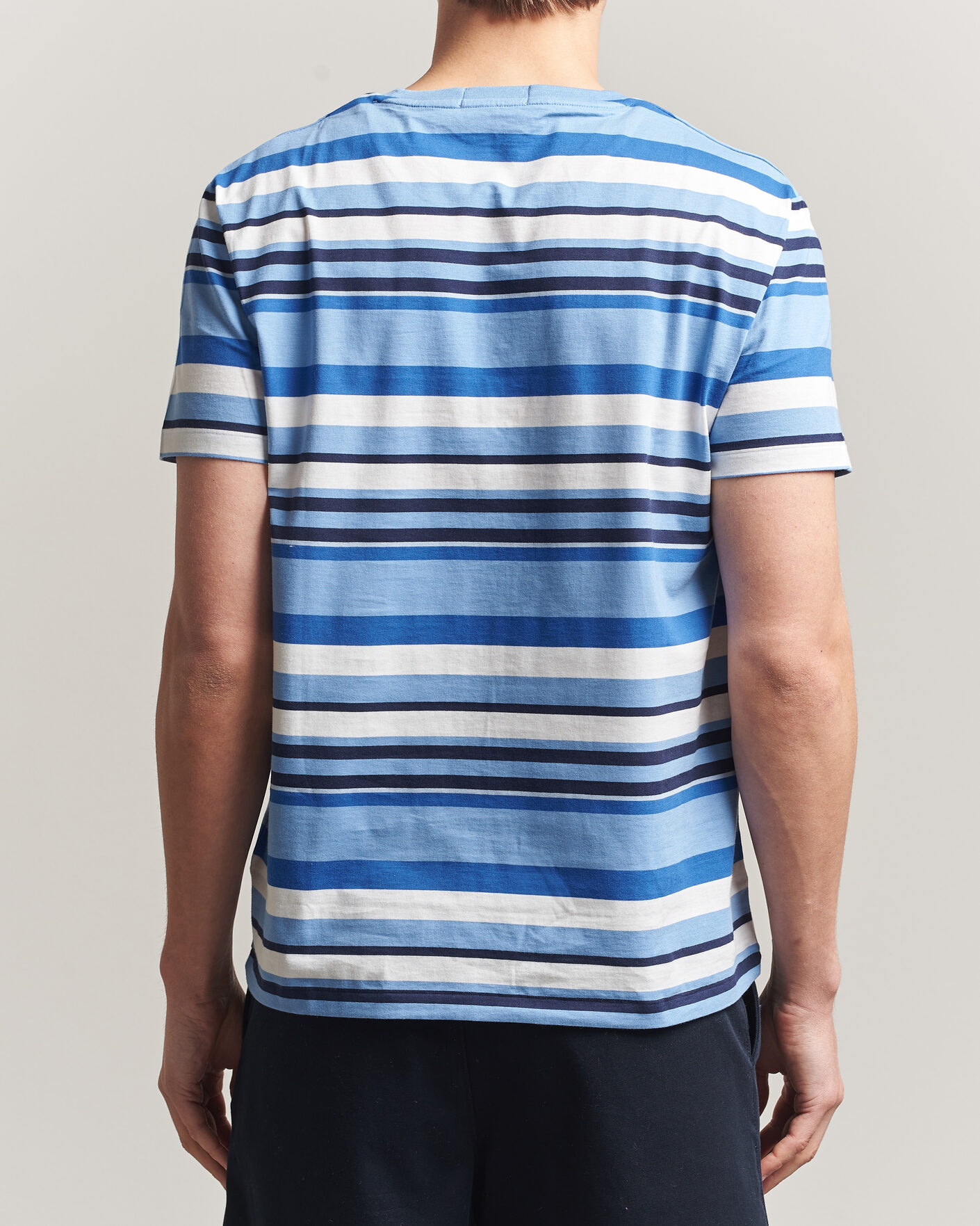 Herr | T-Shirts | Polo Ralph Lauren | Crew Neck Striped T-shirt Bristol Blue Multi