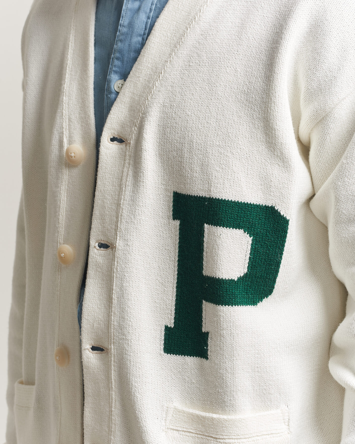 Herr | Tröjor | Polo Ralph Lauren | P Cardigan Cream Combo