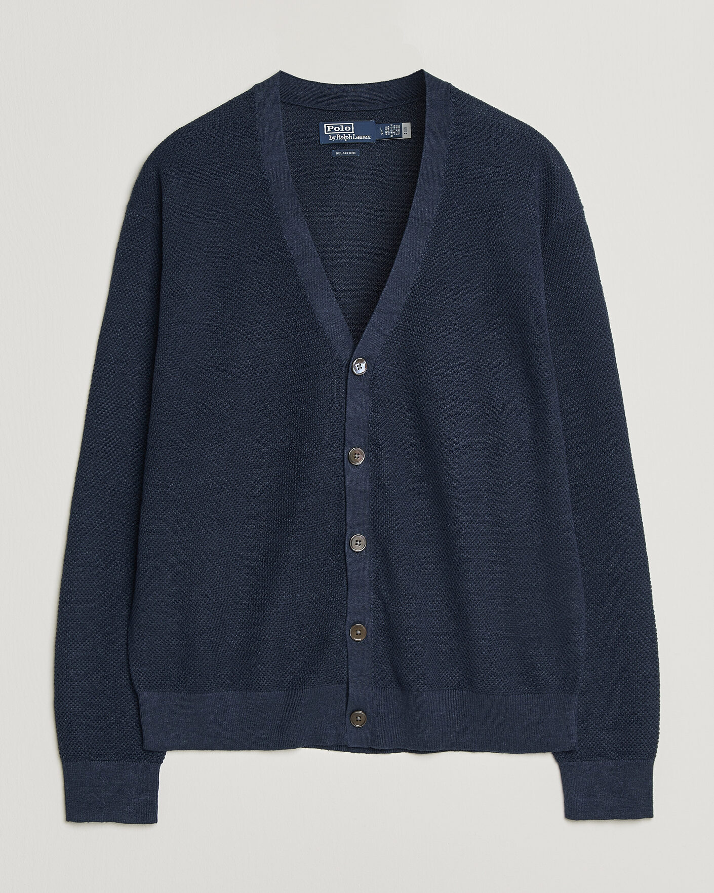 Herr | Tröjor | Polo Ralph Lauren | Linen Cardigan Newport Navy