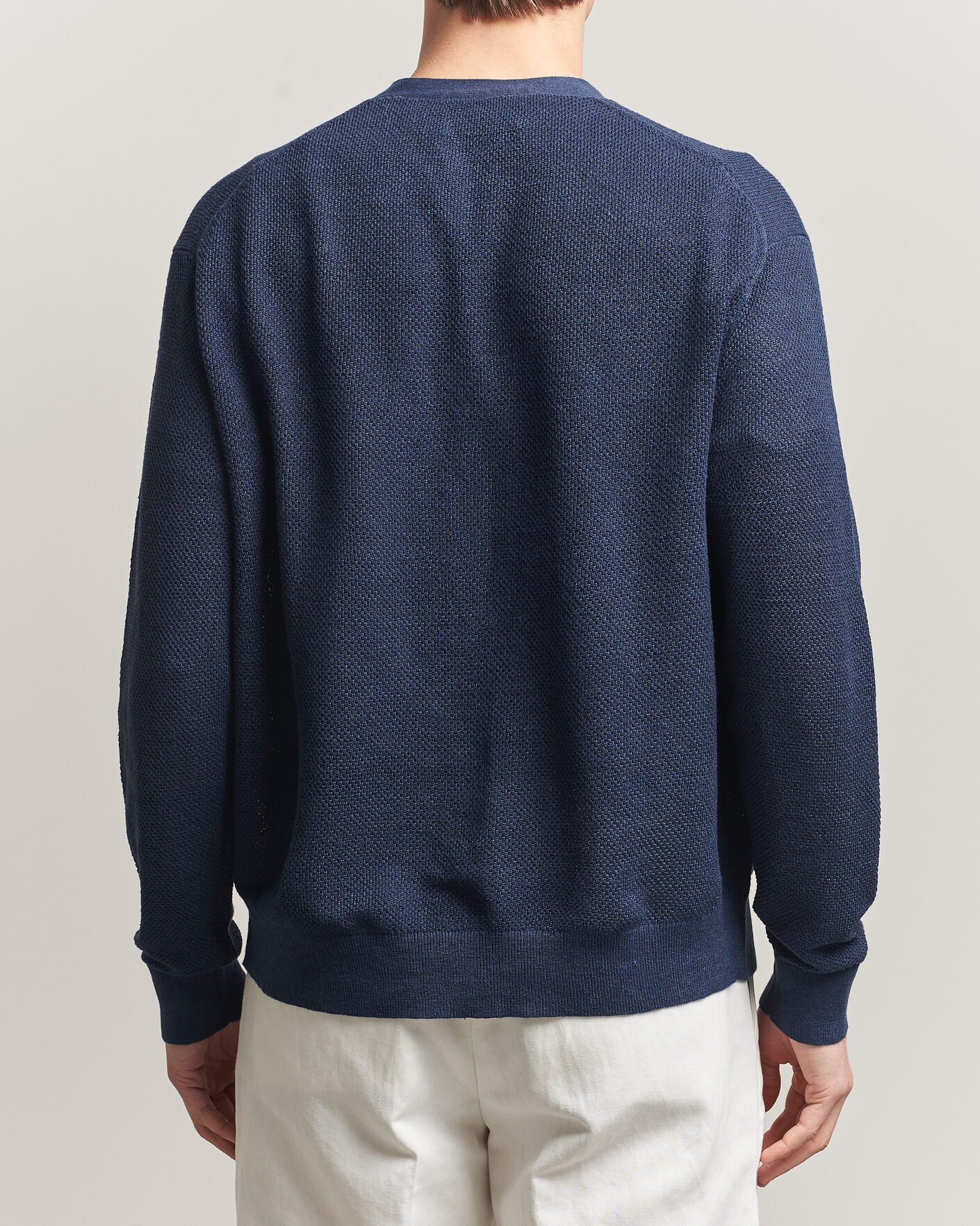 Herr | Tröjor | Polo Ralph Lauren | Linen Cardigan Newport Navy