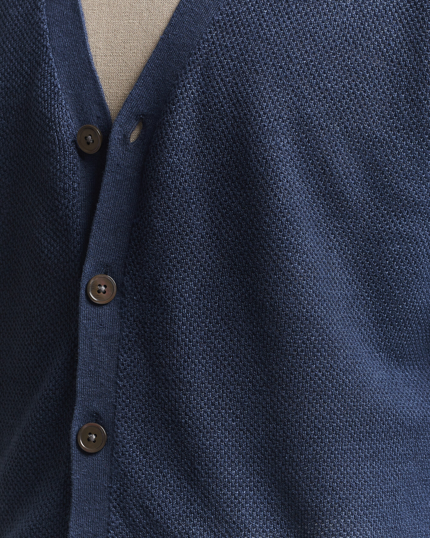 Herr | Tröjor | Polo Ralph Lauren | Linen Cardigan Newport Navy