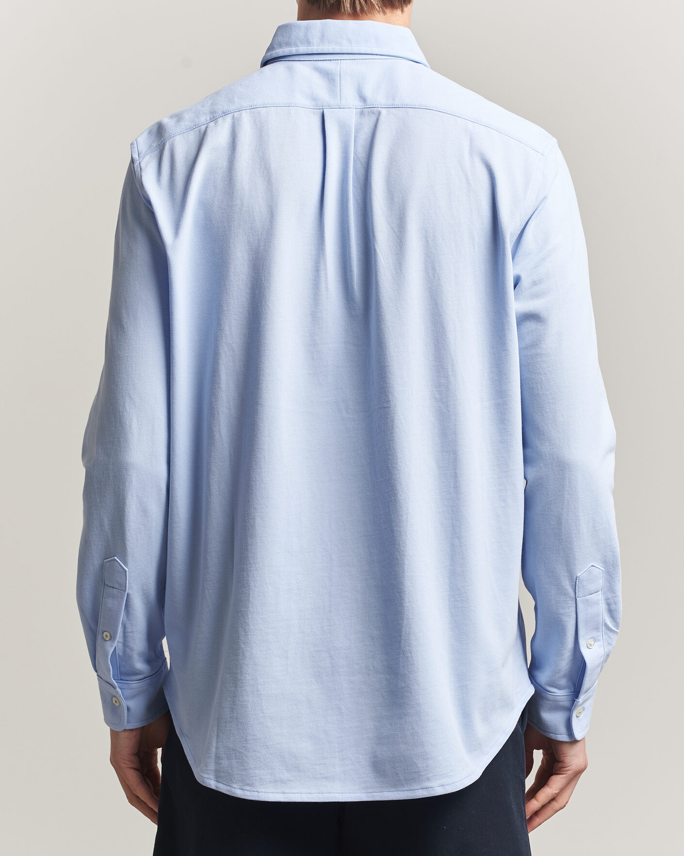 Herr | Skjortor | Polo Ralph Lauren | Featherweight Mesh Shirt Pebble Blue