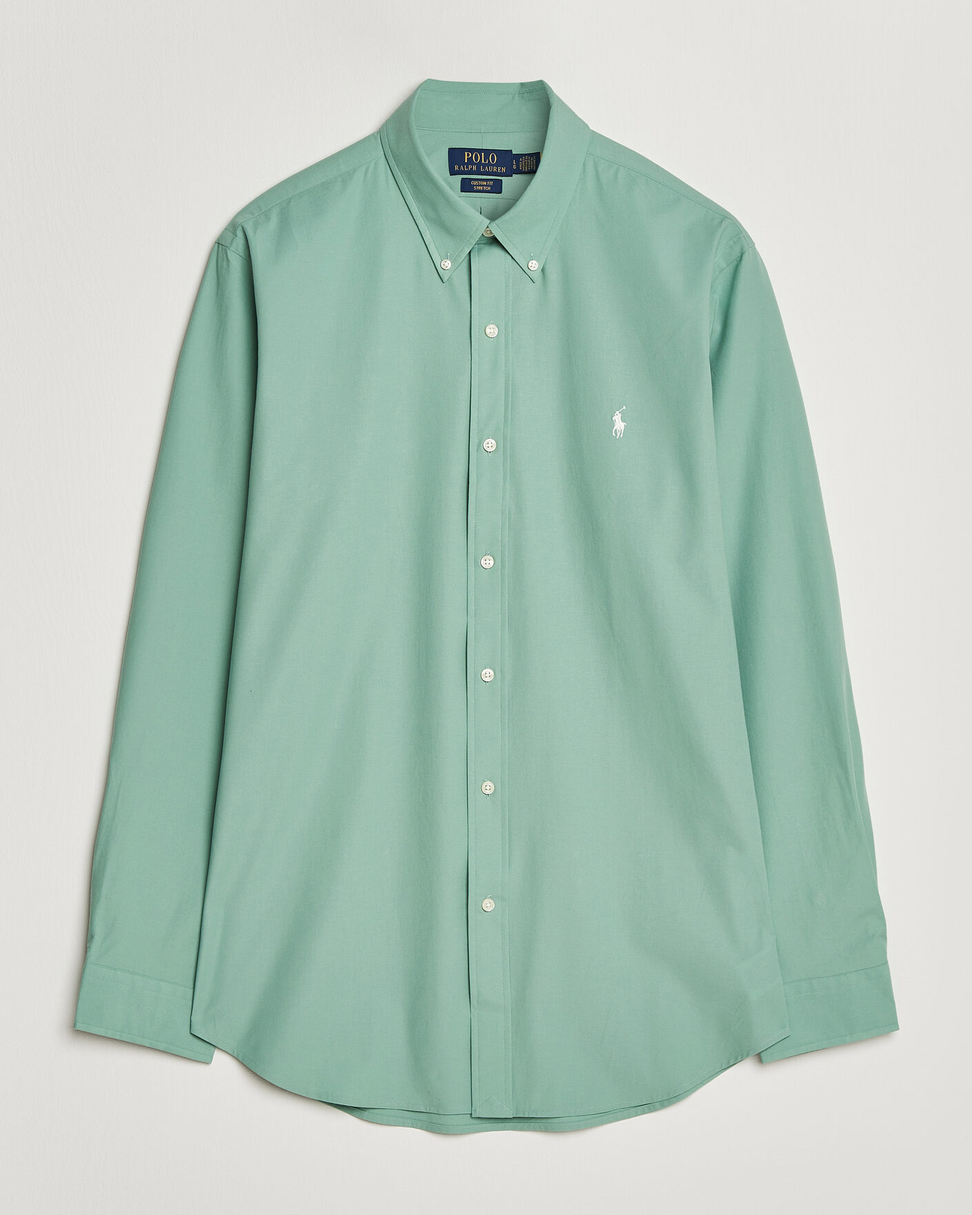 Herr | Skjortor | Polo Ralph Lauren | Custom Fit Poplin Shirt Faded Mint