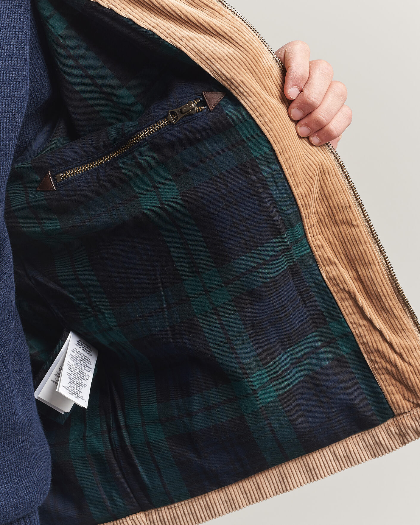 Herr | Jackor | Polo Ralph Lauren | Wale Corduroy Windbreaker Vintage Khaki