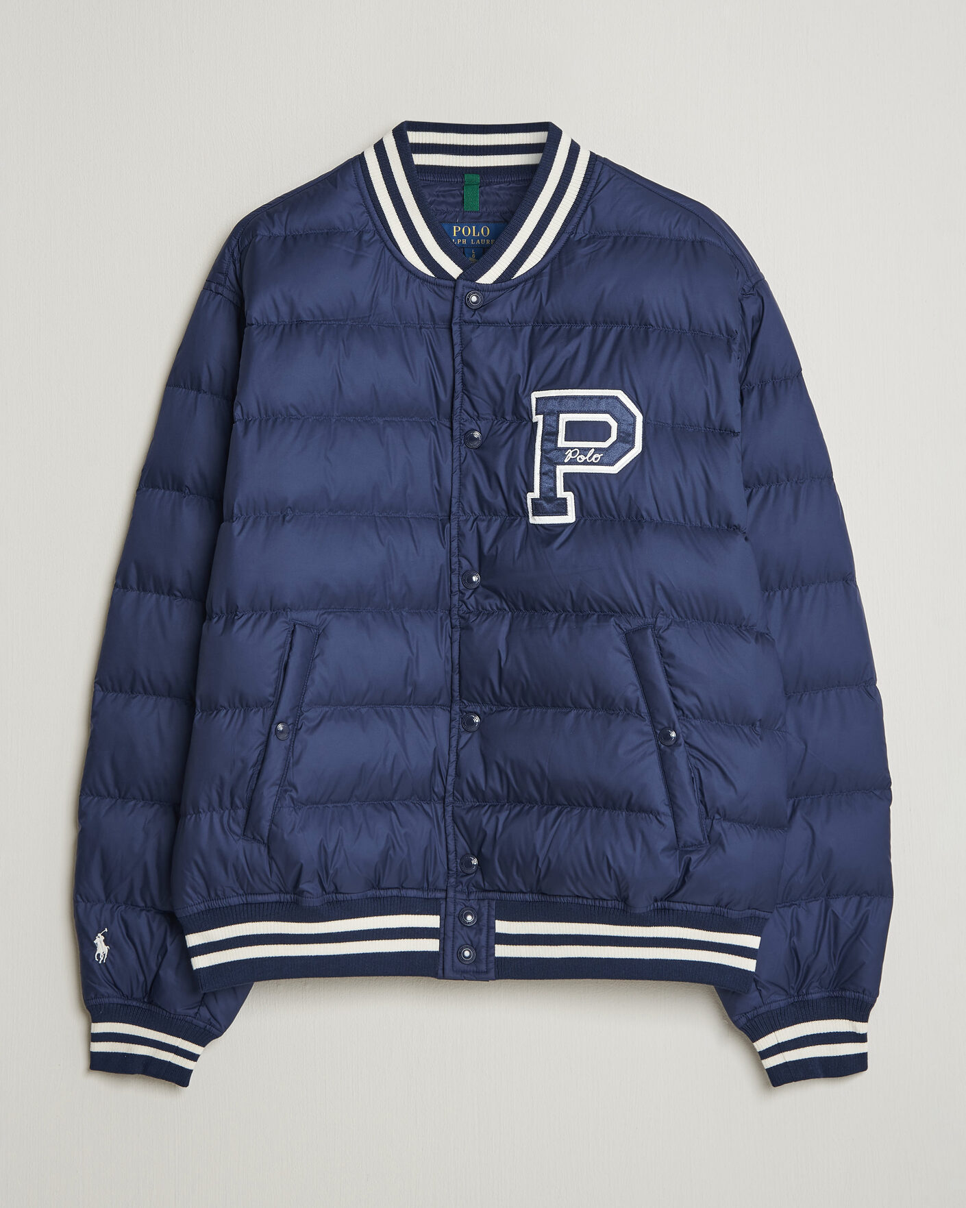 Herr | Jackor | Polo Ralph Lauren | Quilted Letterman Jacket Newport Navy