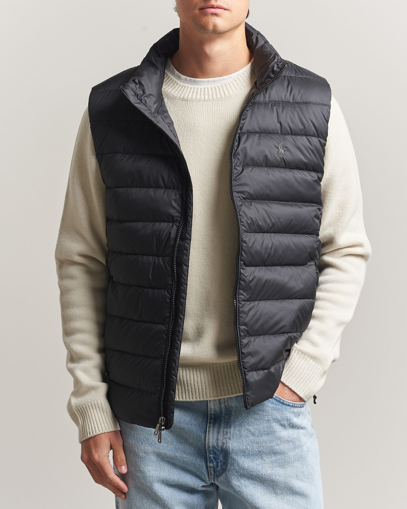 Herr | Västar | Polo Ralph Lauren | Quilted Matt Vest Polo Black