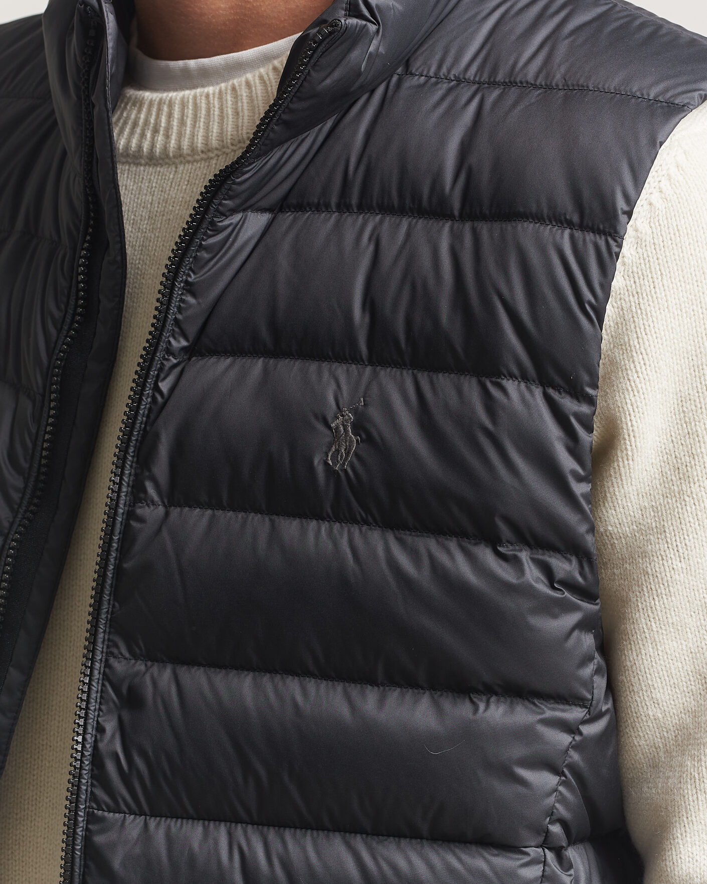 Herr | Västar | Polo Ralph Lauren | Quilted Matt Vest Polo Black