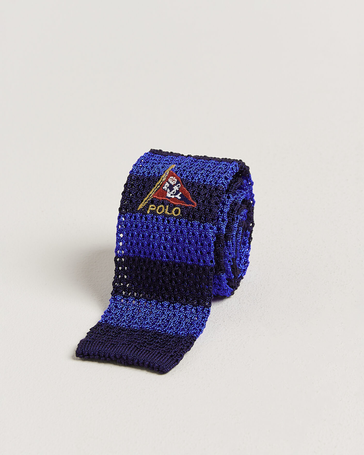 Herr | Slipsar | Polo Ralph Lauren | Club Stripe Naval Tie Navy/Black