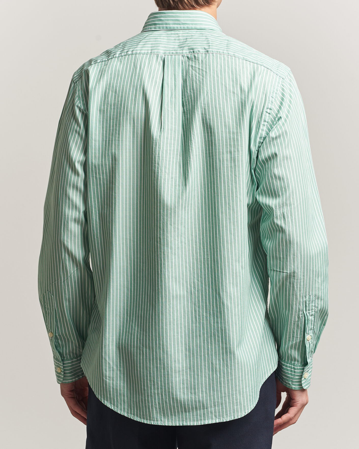 Herr | Skjortor | Polo Ralph Lauren | Custom Fit Stripe Poplin Shirt Faded Mint