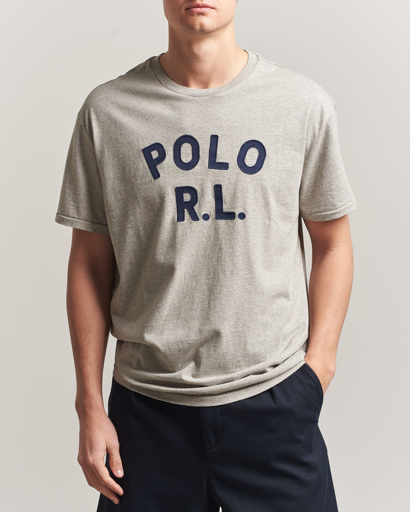 Herr | T-Shirts | Polo Ralph Lauren | Polo RL Tee Dark Sport Heather