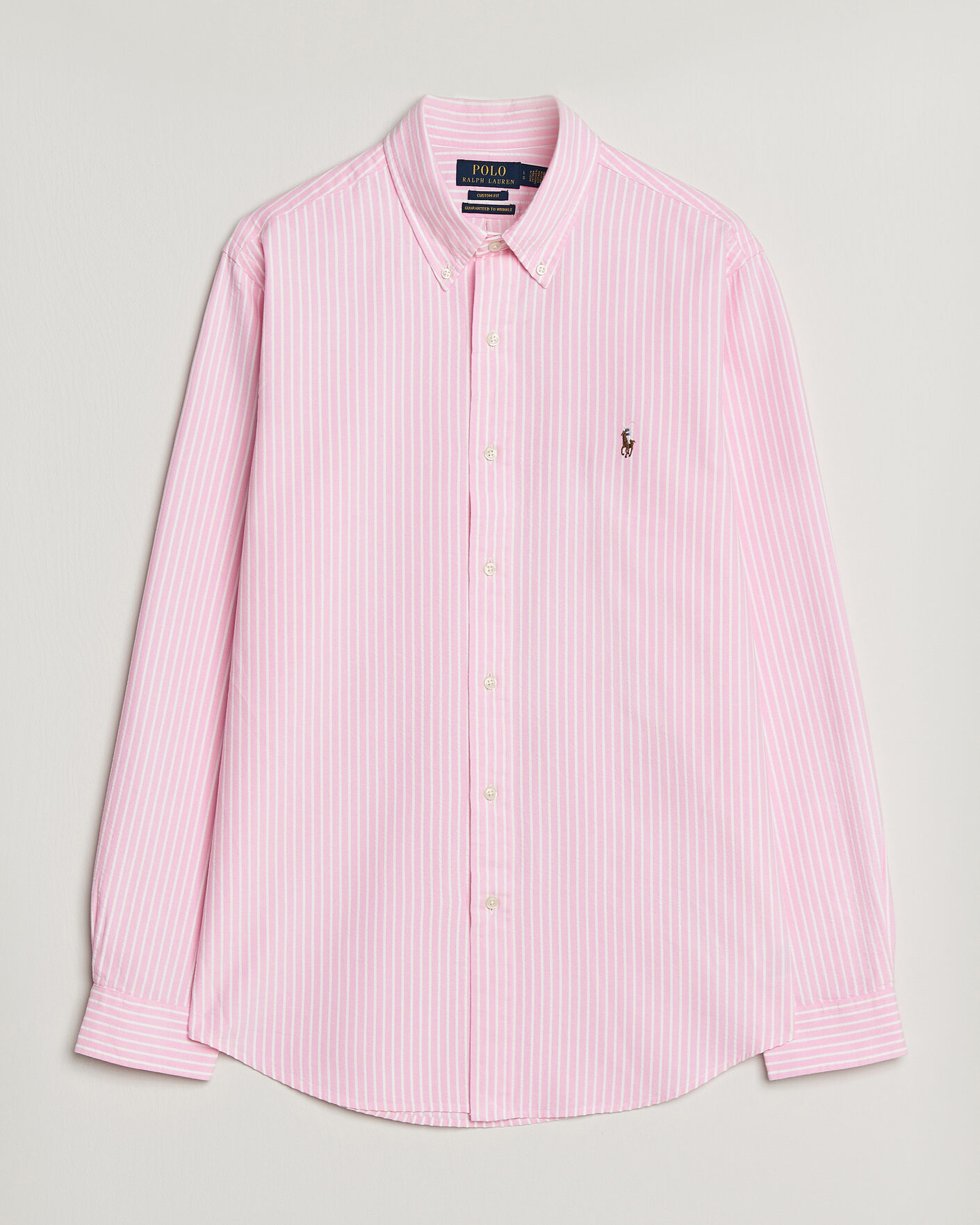 Herr | Skjortor | Polo Ralph Lauren | Custom Fit Seersucker/Oxford Stripe Shirt New Rose