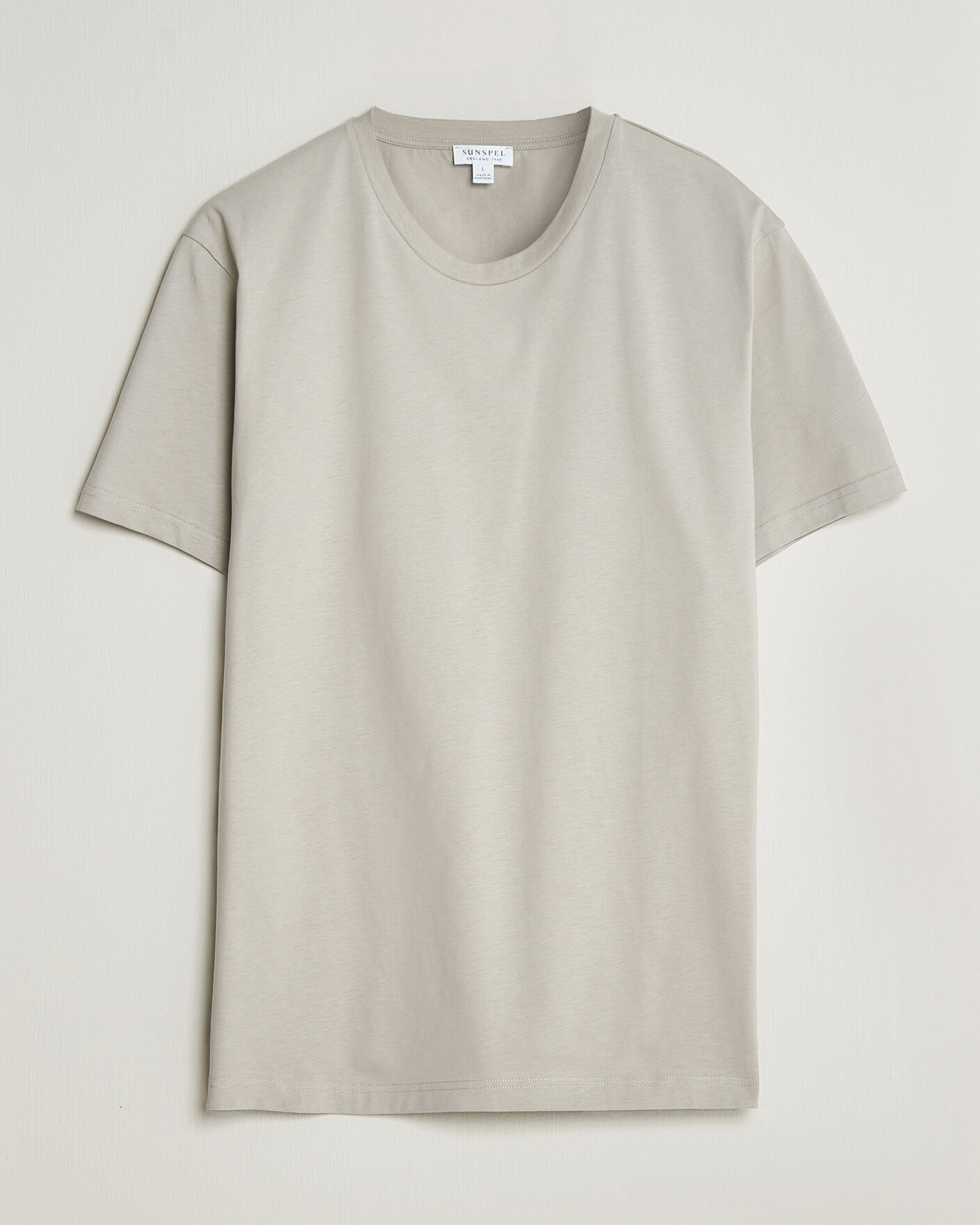Herr | T-Shirts | Sunspel | Riviera Midweight T-Shirt Ash