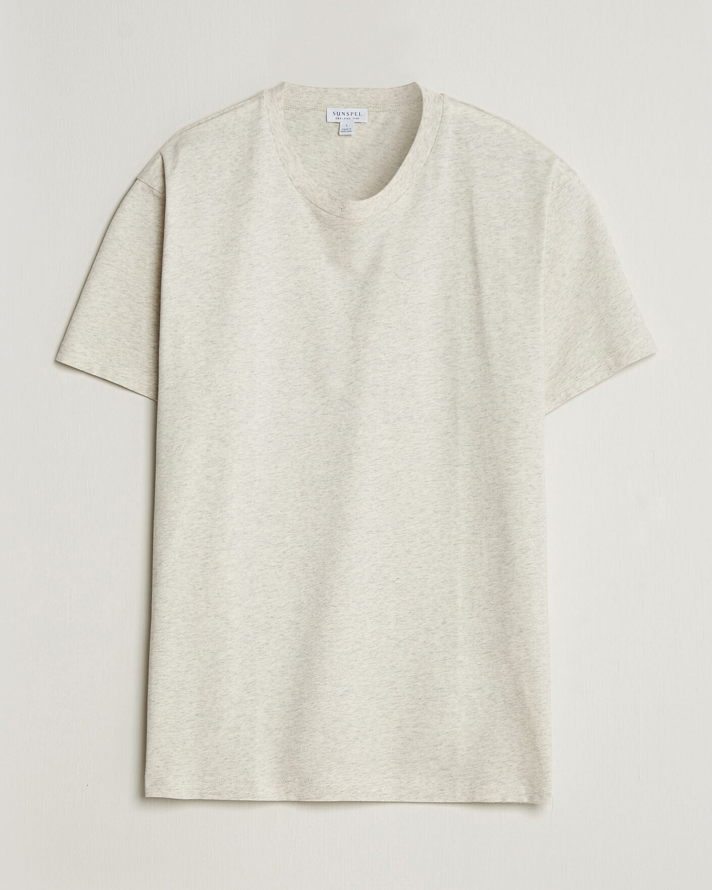 Herr | T-Shirts | Sunspel | Riviera Midweight T-Shirt Archive White